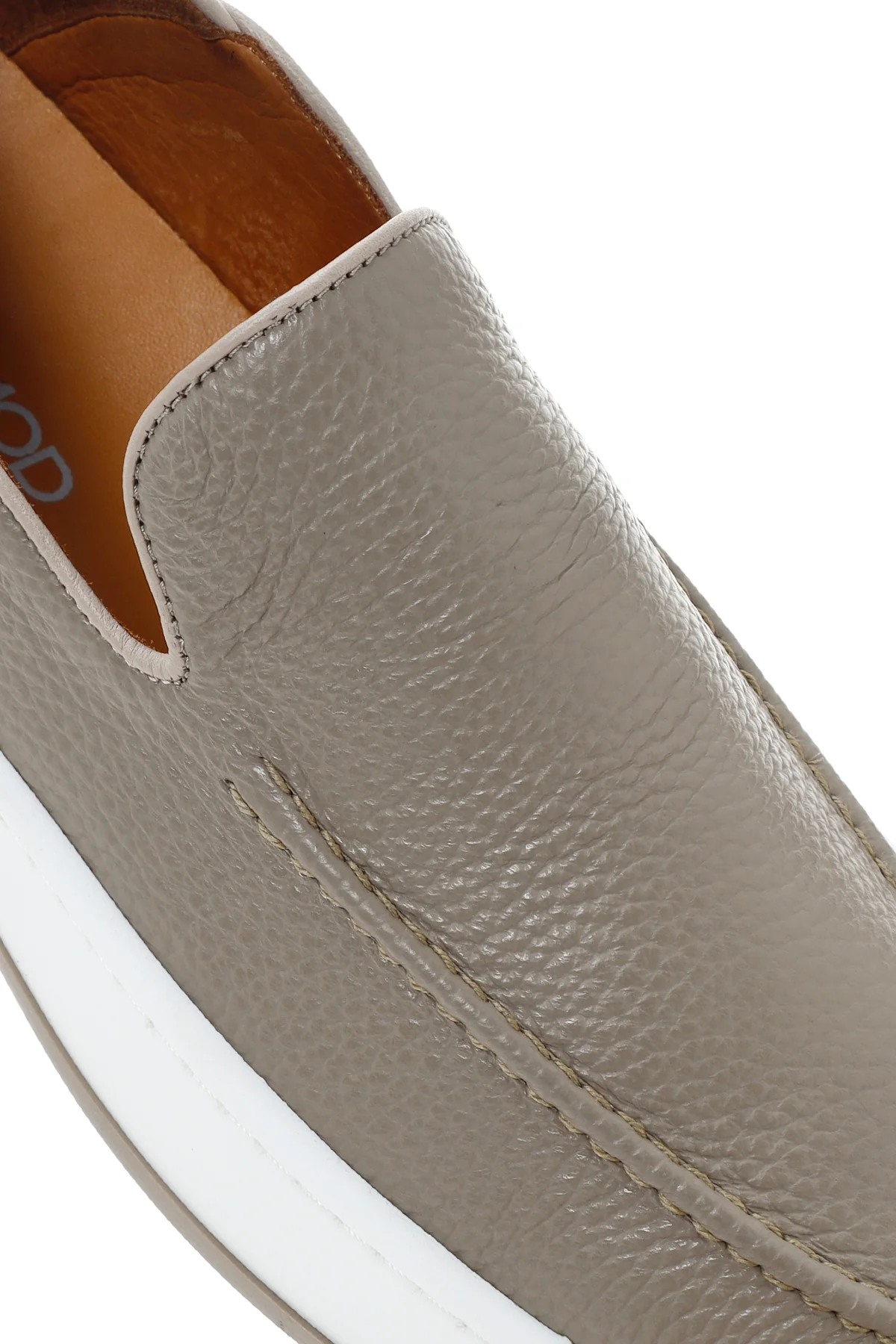 Erkek Vizon Deri Casual Loafer - Image 10