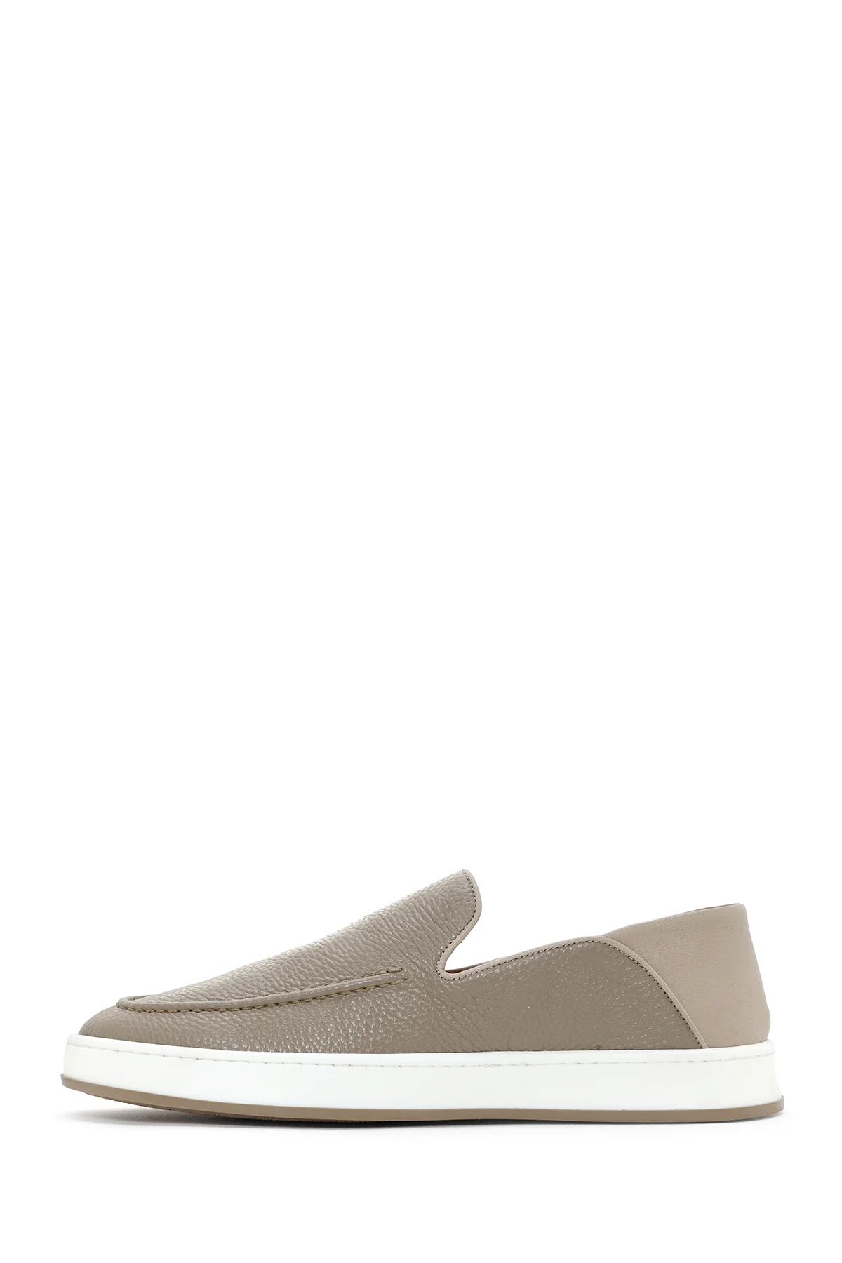 Erkek Vizon Deri Casual Loafer - Image 2