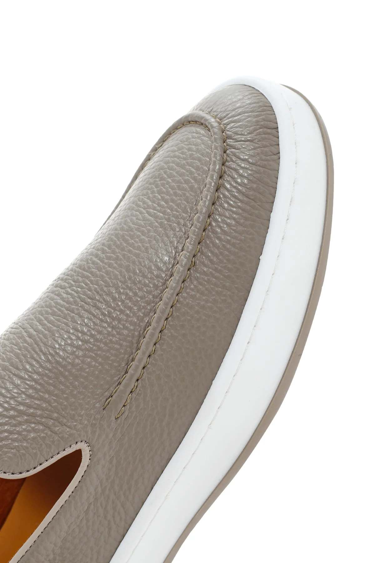 Erkek Vizon Deri Casual Loafer - Image 9