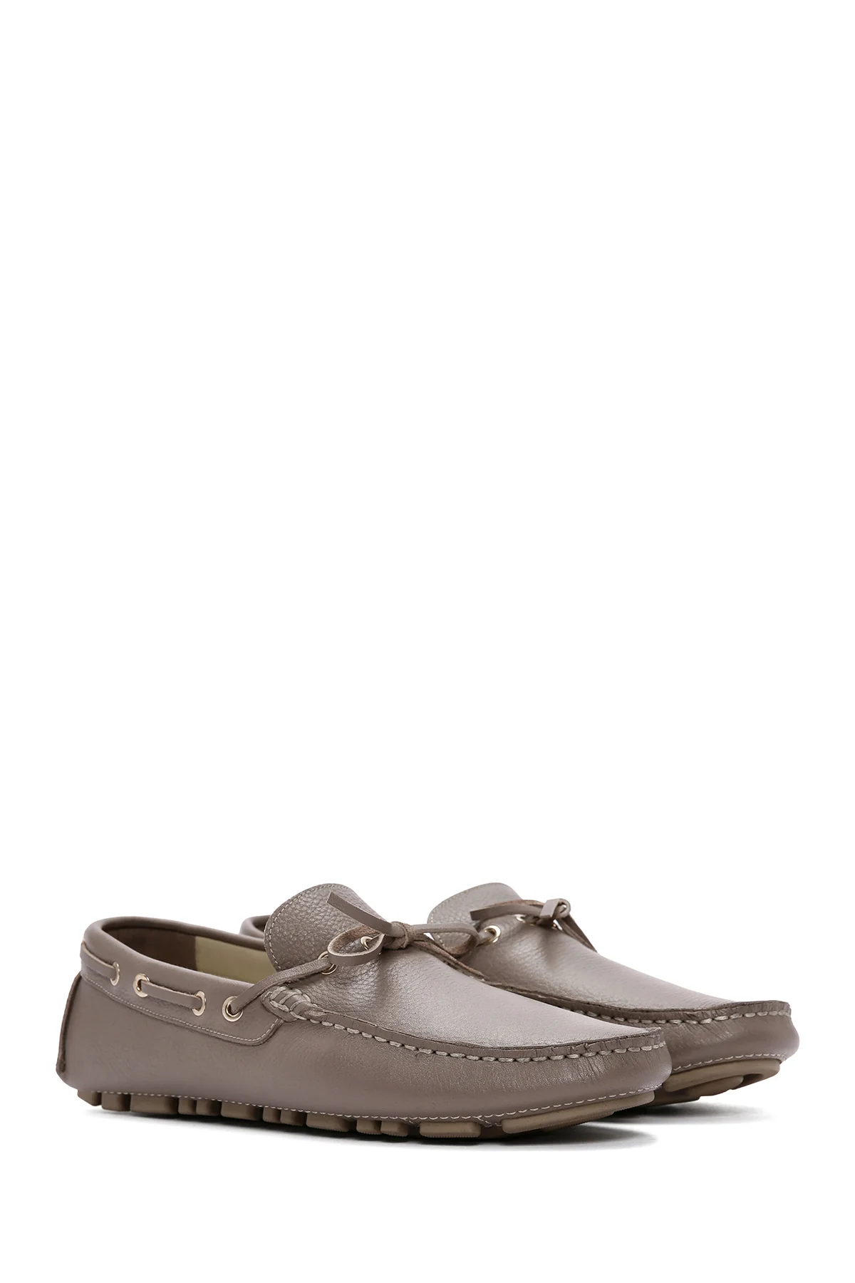 Erkek Vizon Deri Comfort Loafer - Image 3