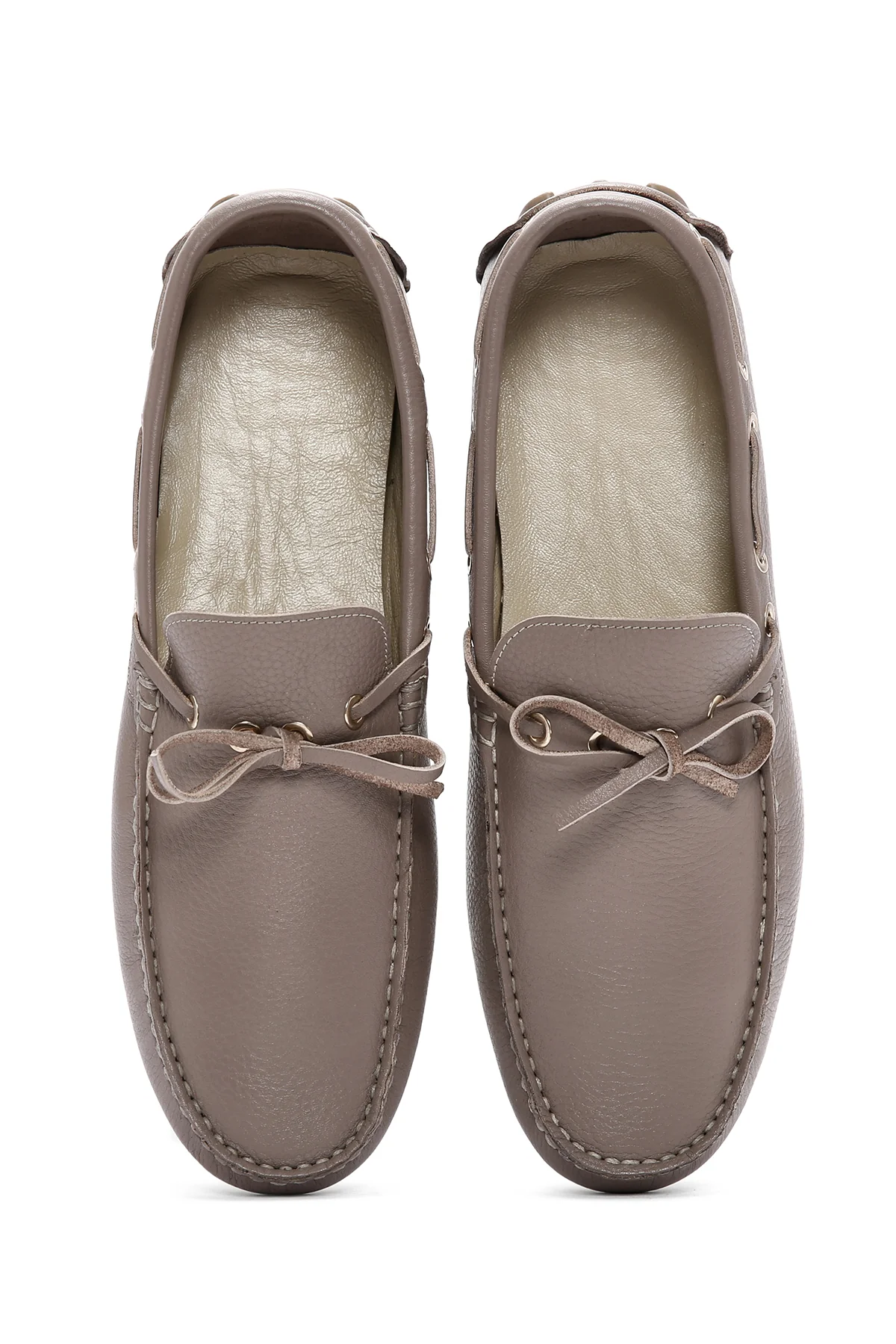 Erkek Vizon Deri Comfort Loafer - Image 7