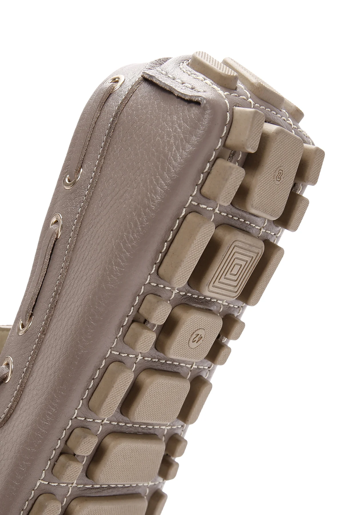 Erkek Vizon Deri Comfort Loafer - Image 9