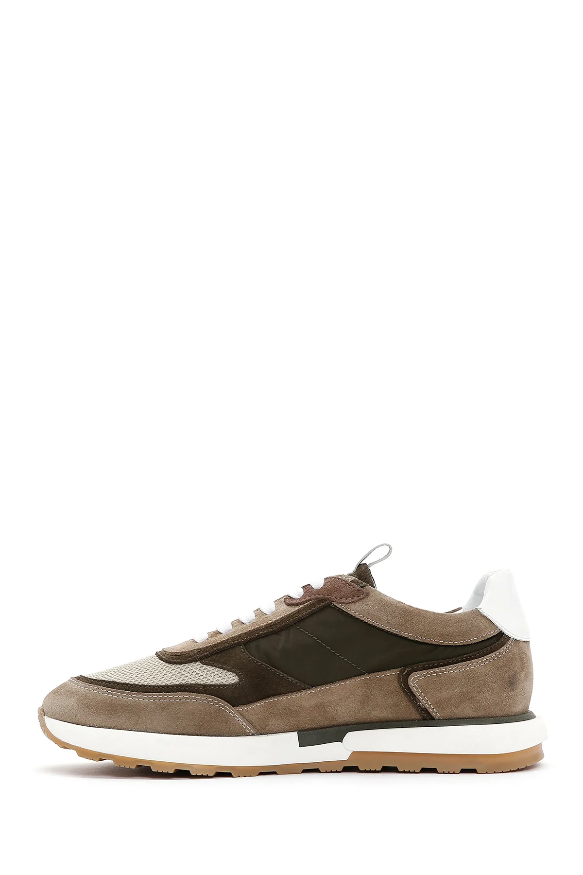 Erkek Vizon Deri Sneaker - Image 2