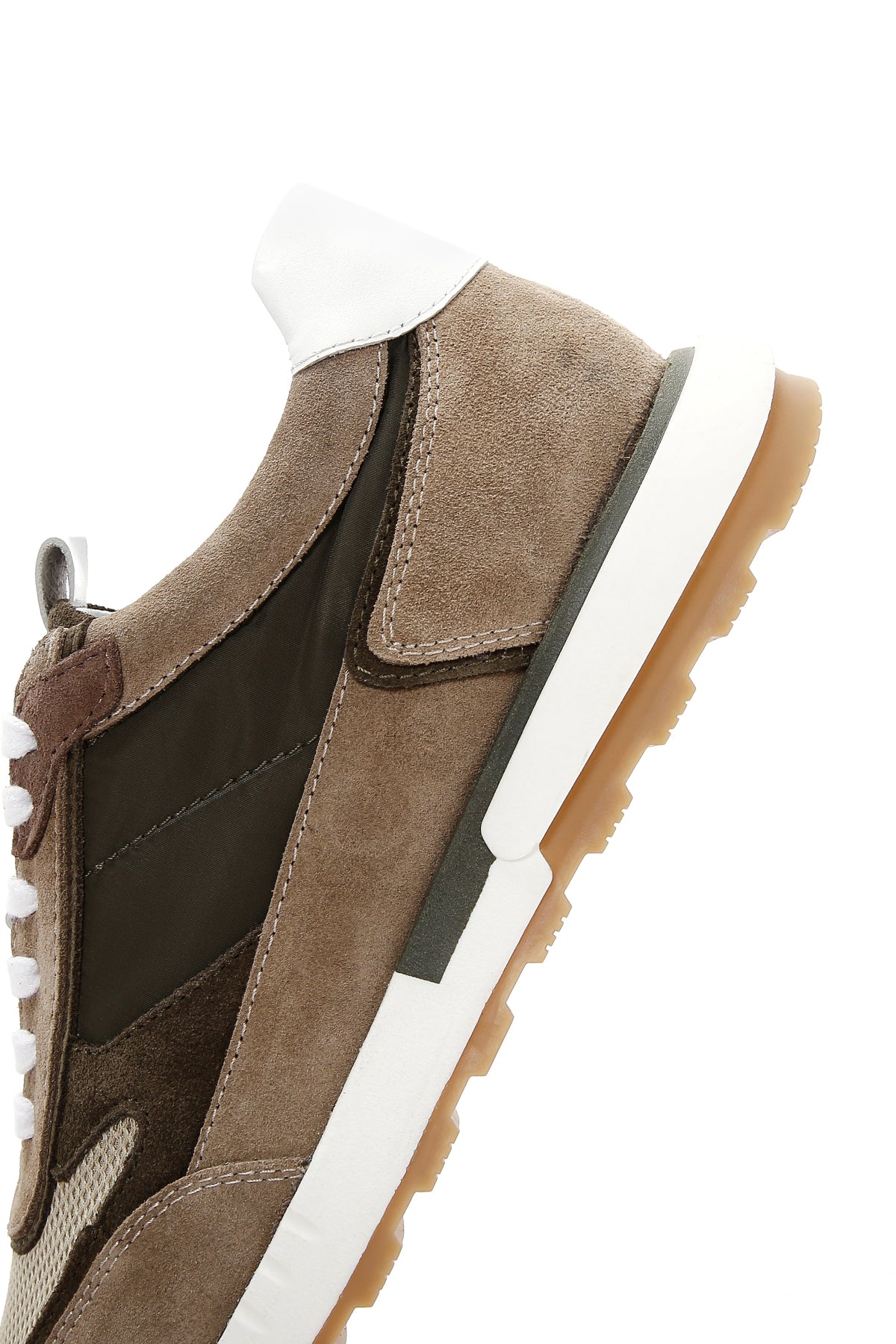 Erkek Vizon Deri Sneaker - Image 7