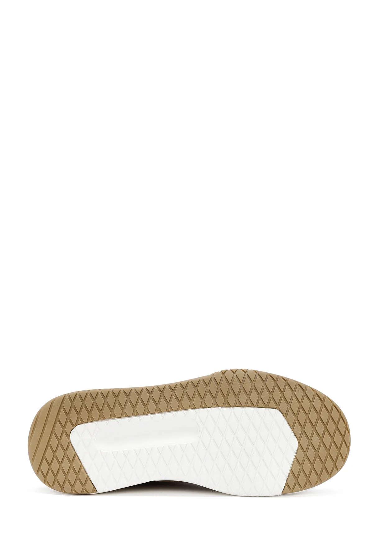 Erkek Vizon Kalın Tabanlı Bağcıklı Süet Deri Sneaker - Image 4