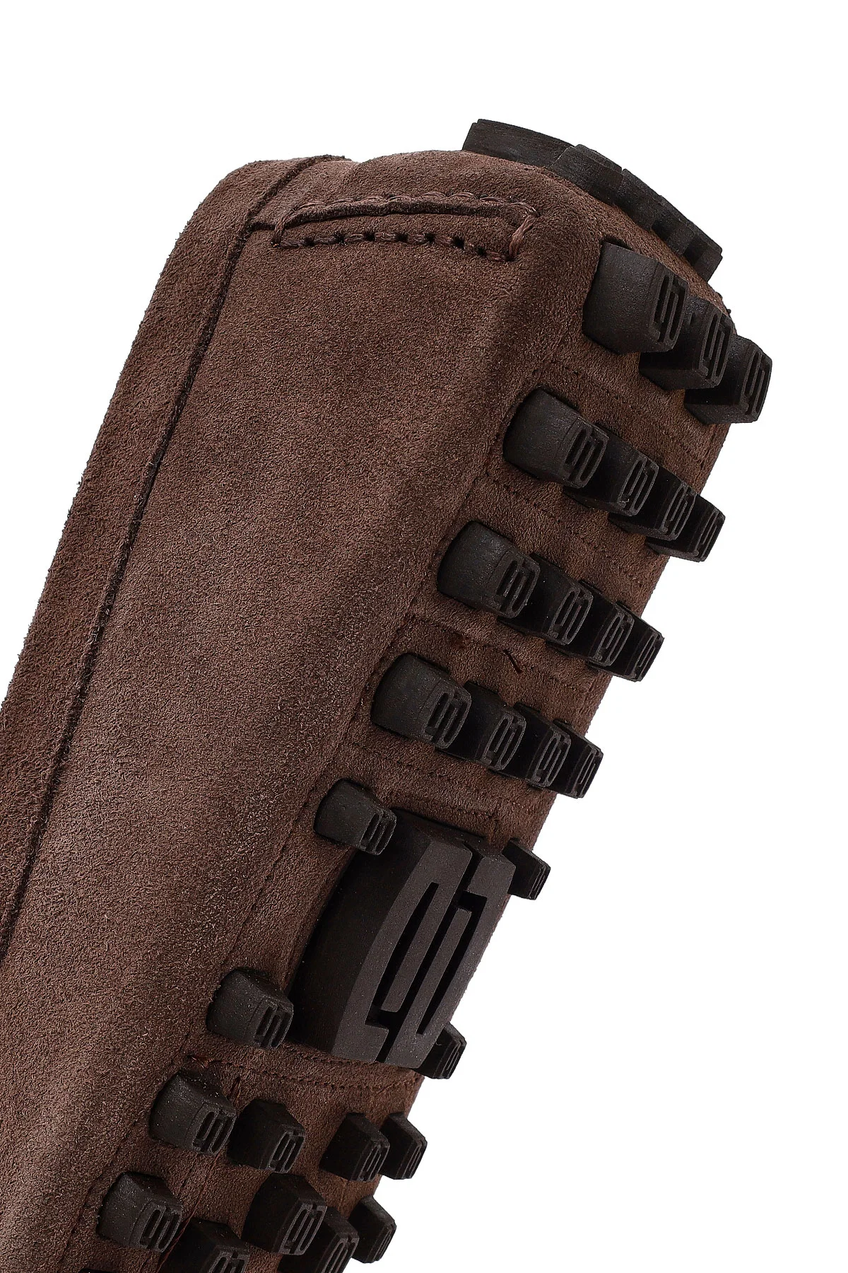 Erkek Vizon Püsküllü Süet Deri Loafer - Image 8