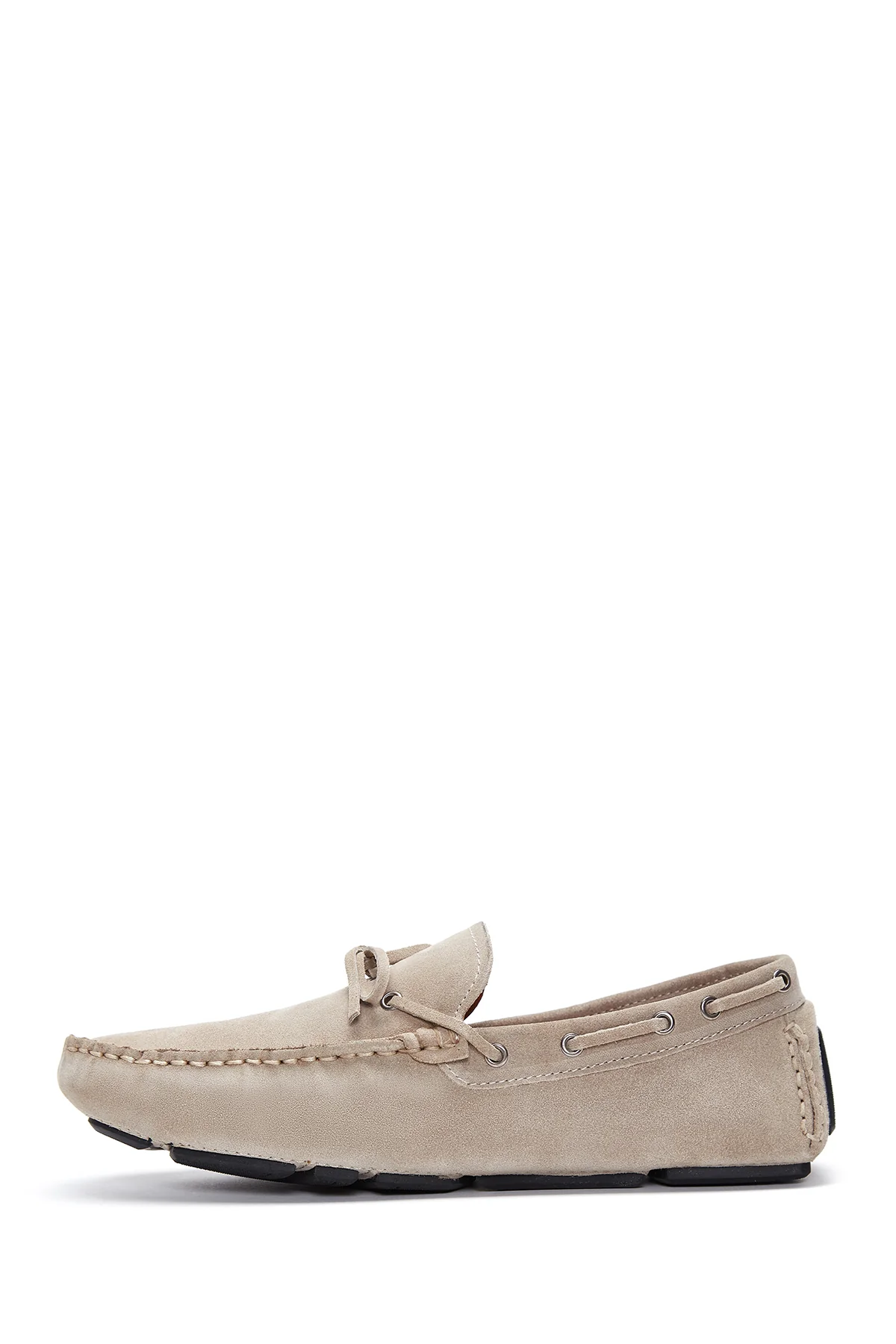 Erkek Vizon Süet Deri Casual Loafer - Image 2