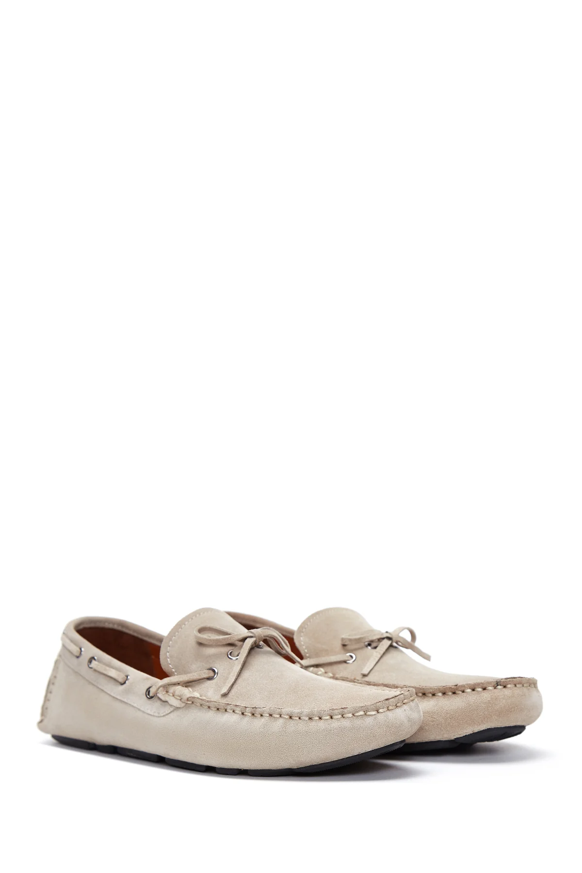 Erkek Vizon Süet Deri Casual Loafer - Image 3