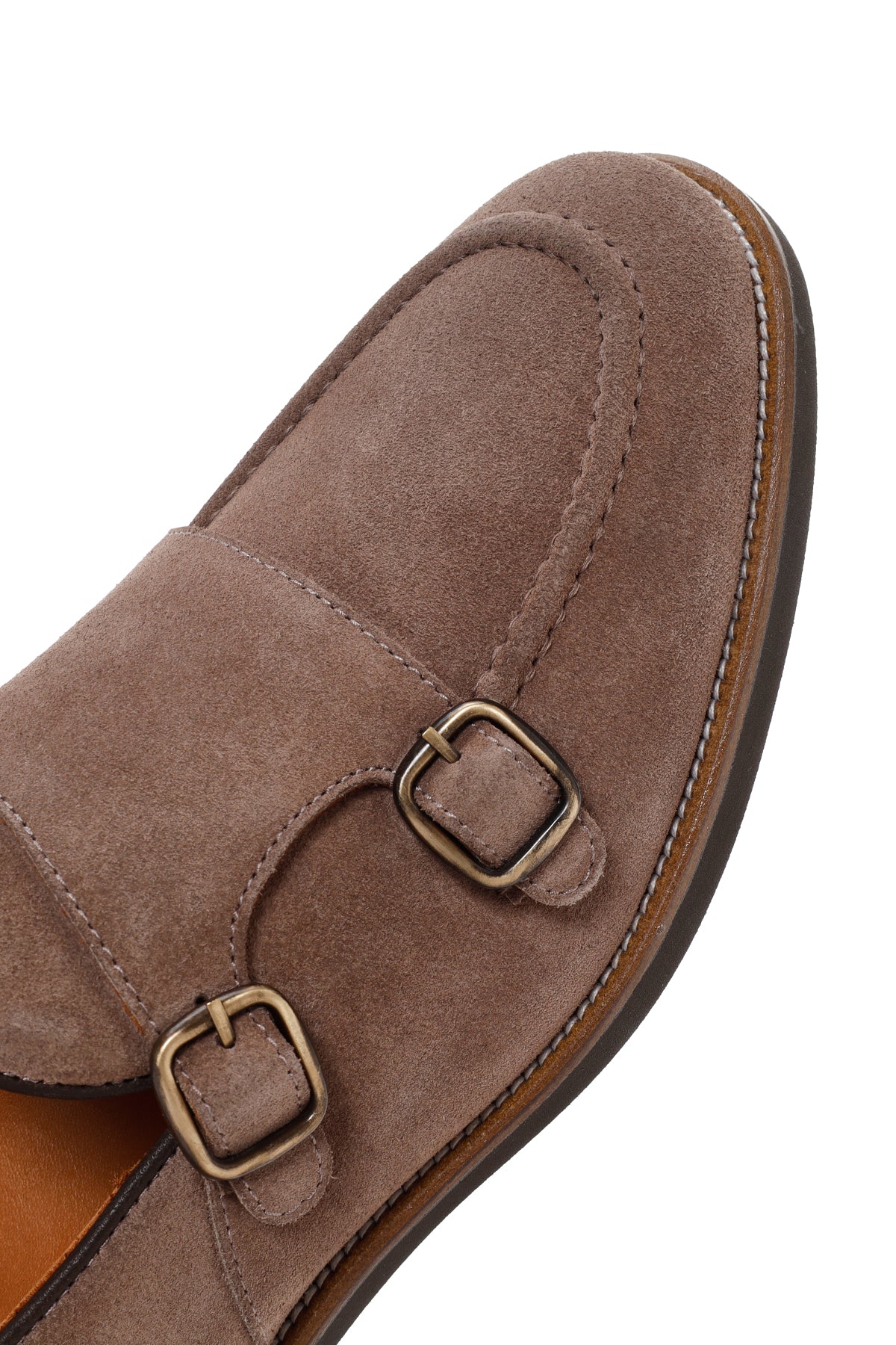 Erkek Vizon Süet Deri Casual Loafer - Image 10