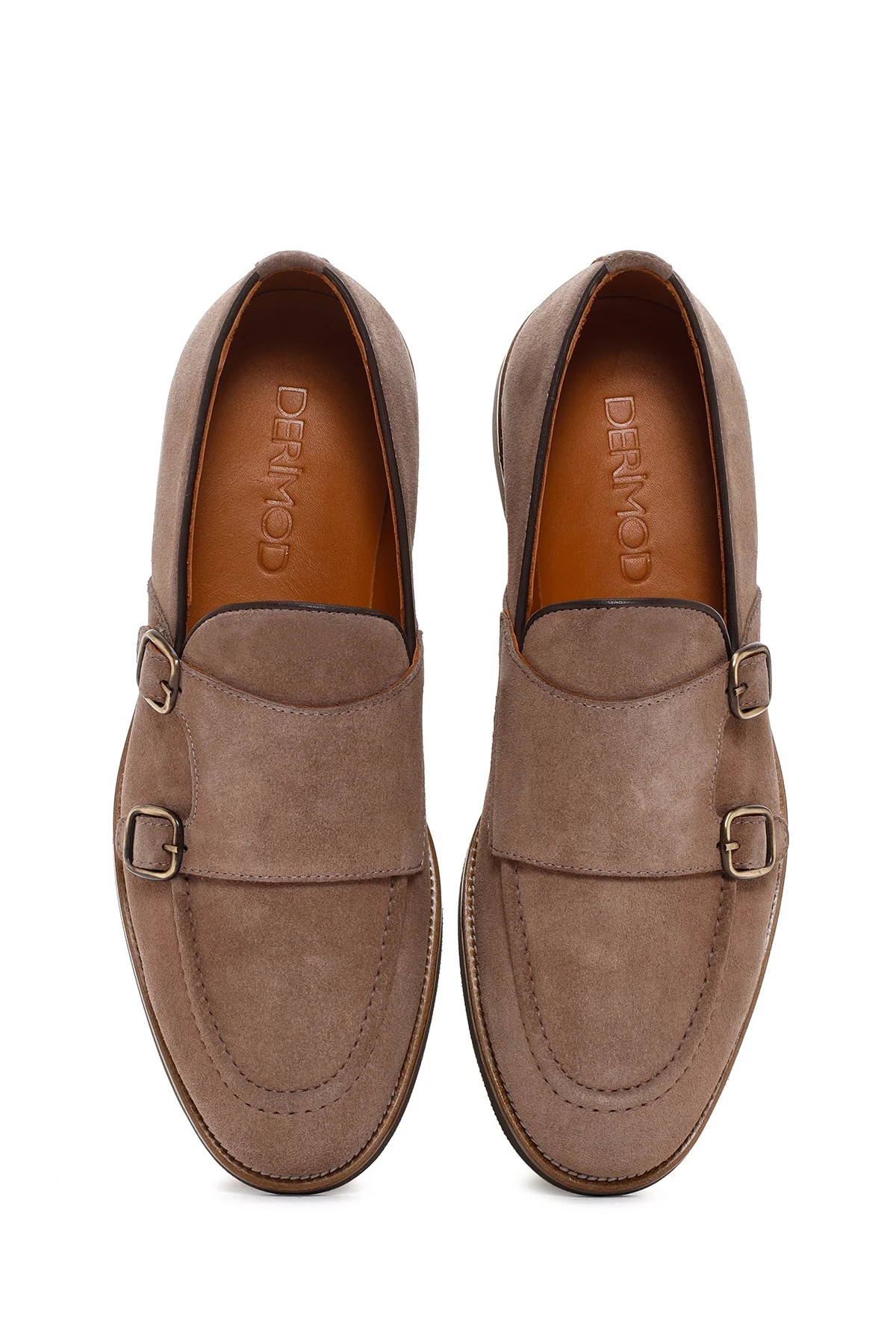 Erkek Vizon Süet Deri Casual Loafer - Image 7