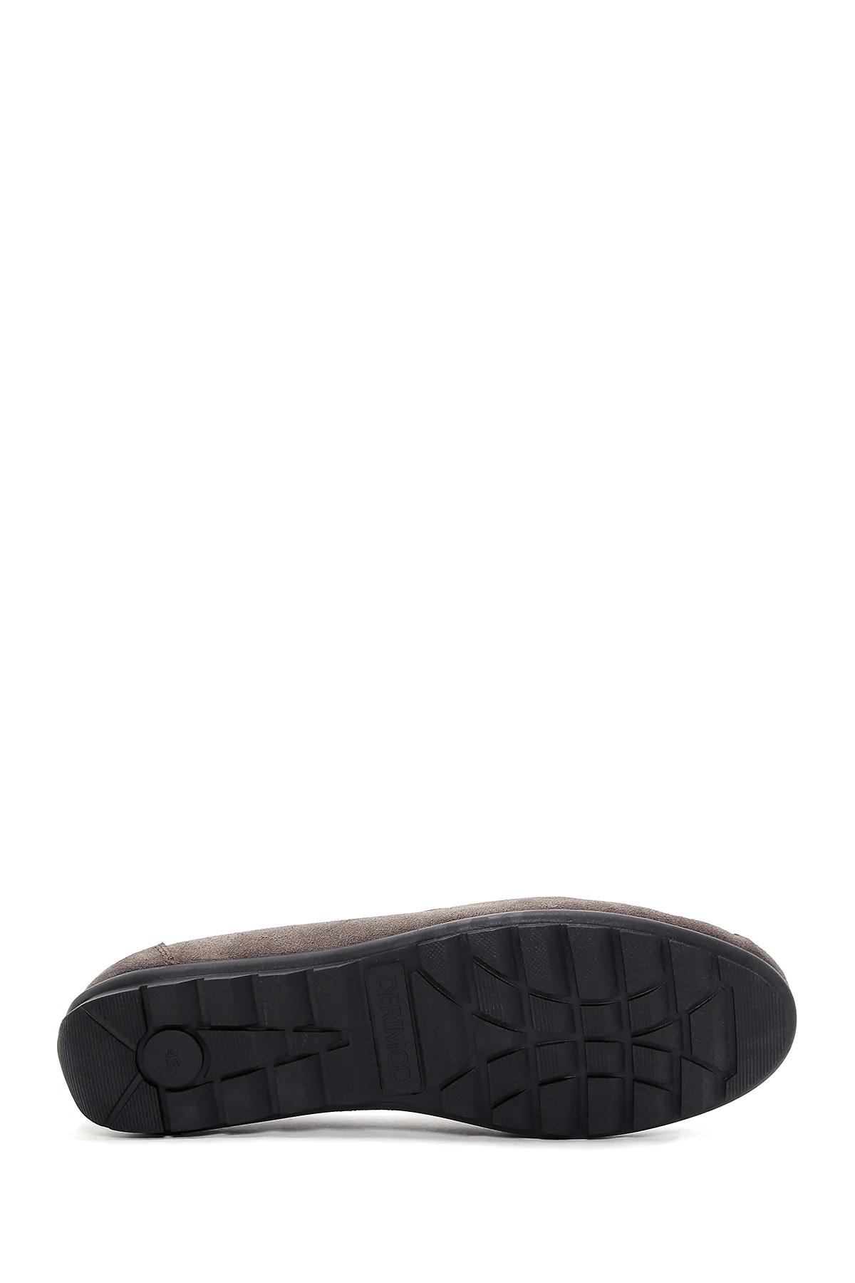 Erkek Vizon Süet Deri Casual Loafer - Image 4