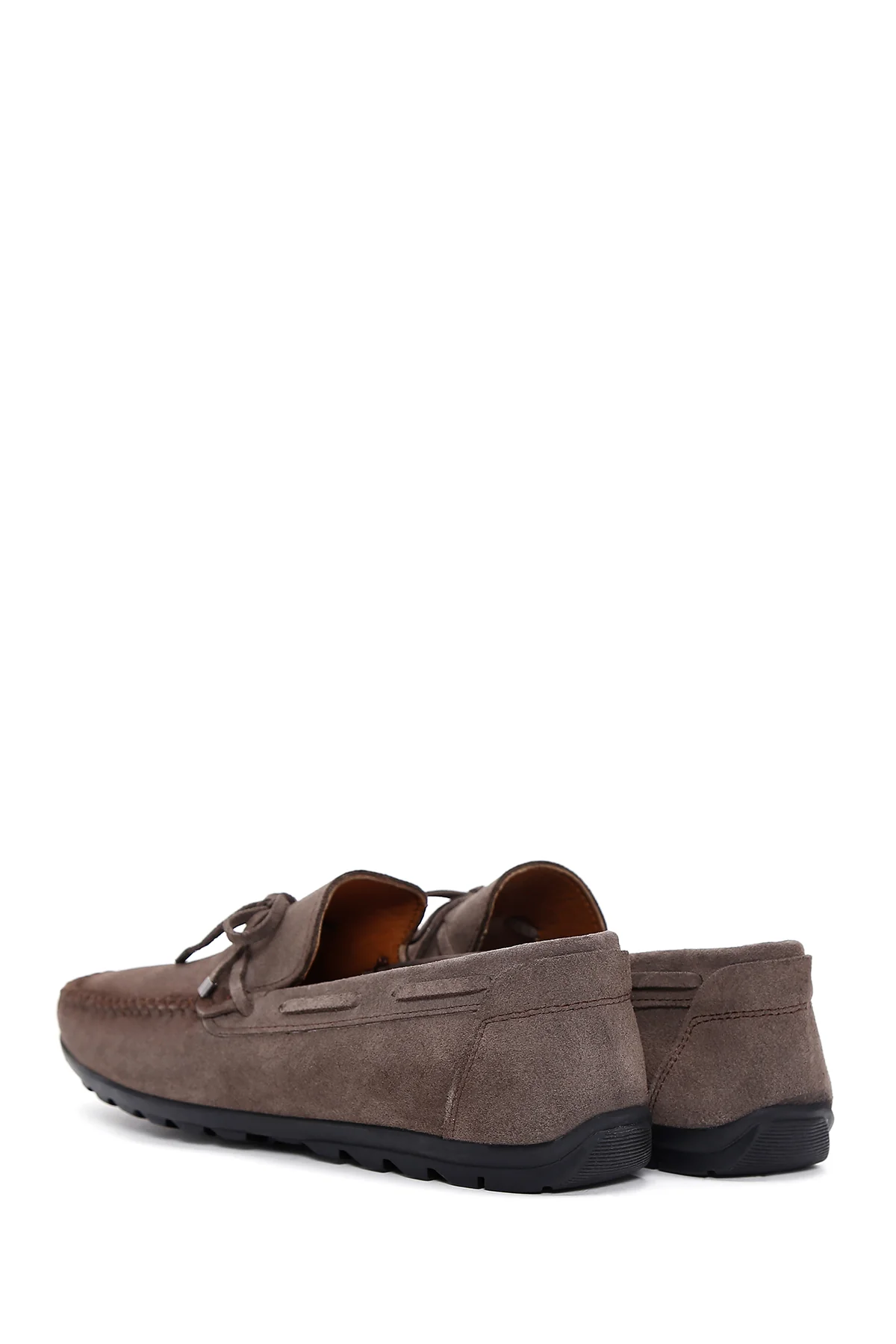 Erkek Vizon Süet Deri Casual Loafer - Image 5