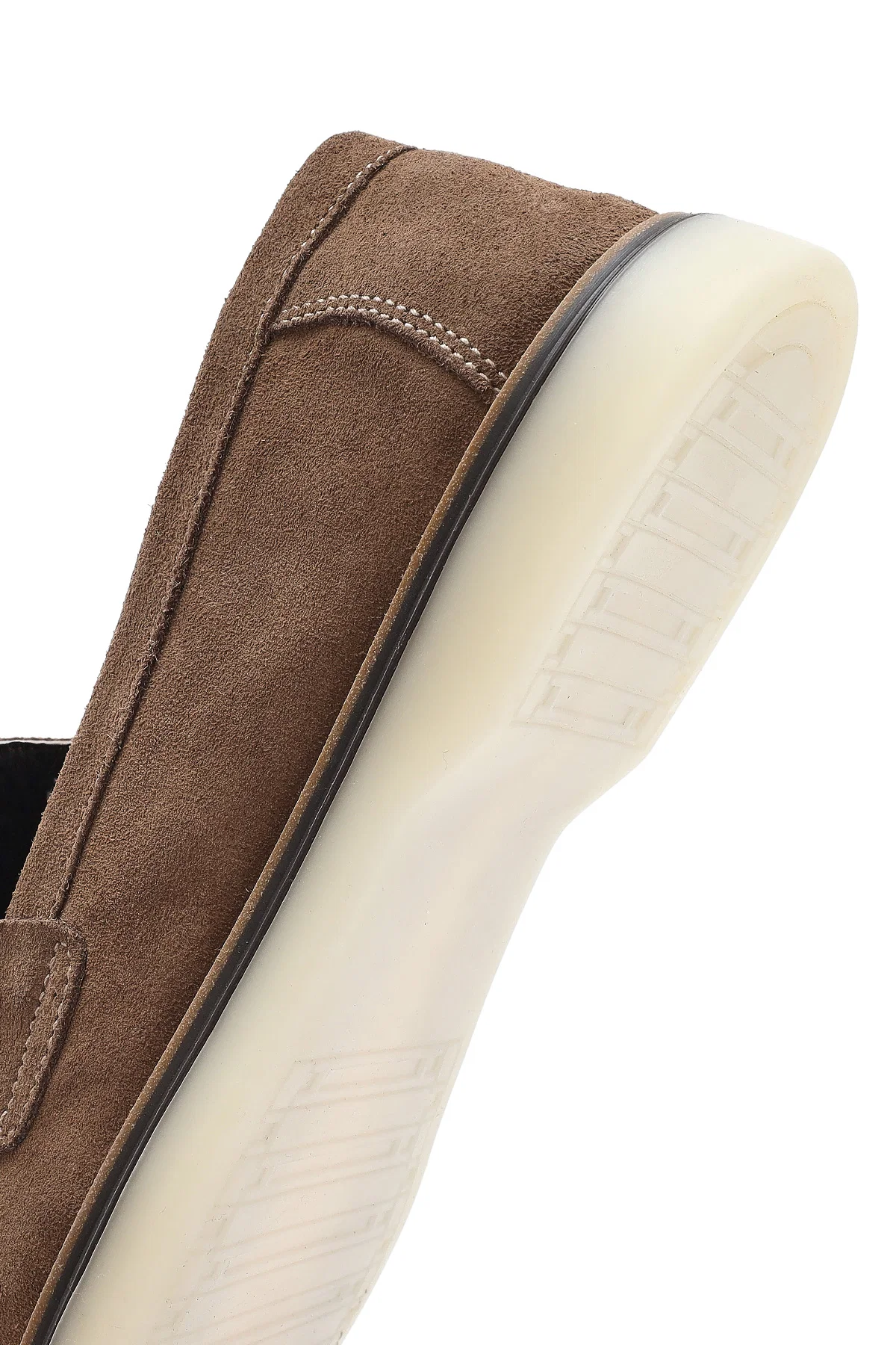 Erkek Vizon Süet Deri Casual Loafer - Image 8