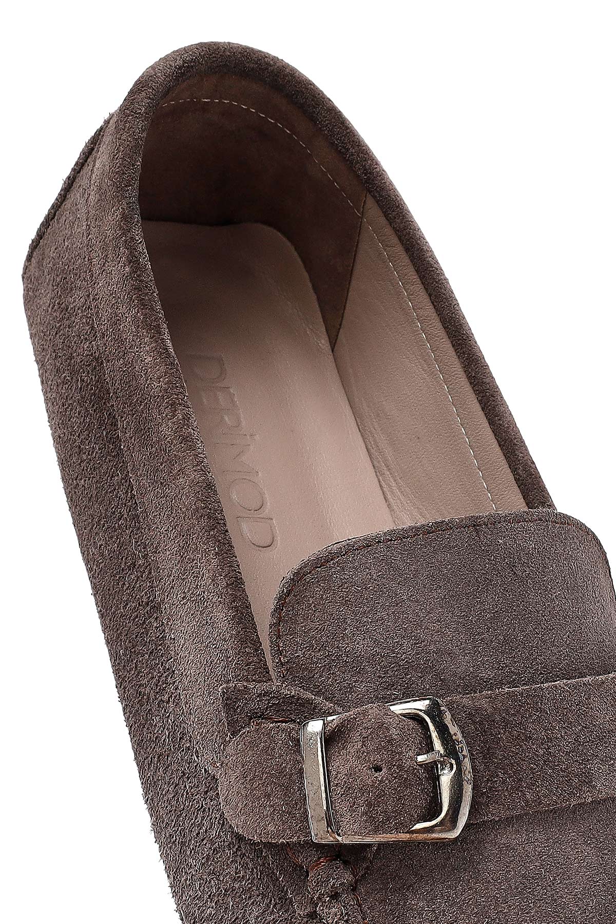 Erkek Vizon Süet Deri Casual Loafer - Image 10