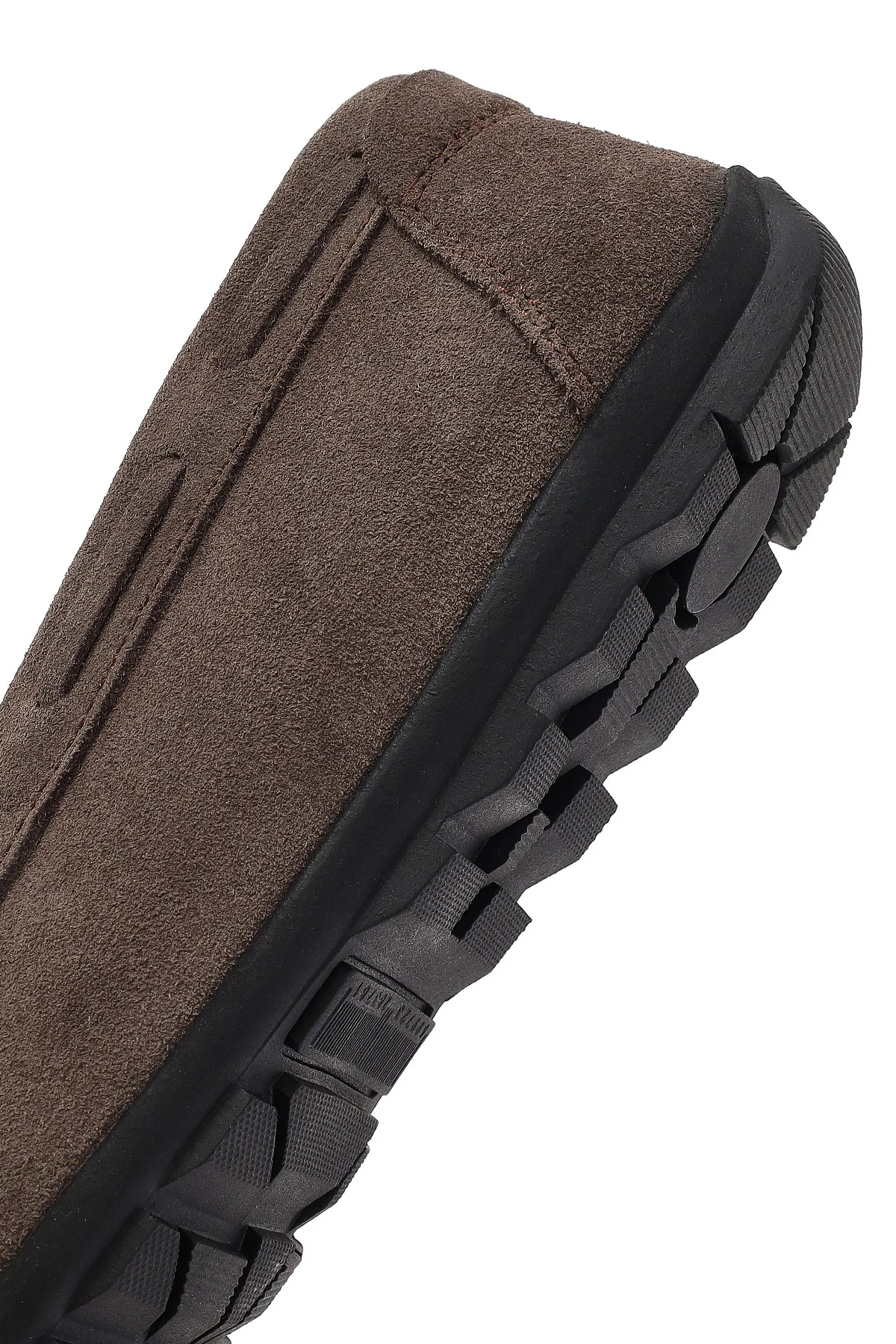 Erkek Vizon Süet Deri Casual Loafer - Image 8