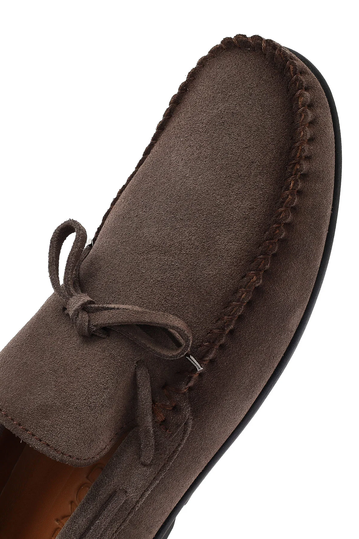 Erkek Vizon Süet Deri Casual Loafer - Image 9