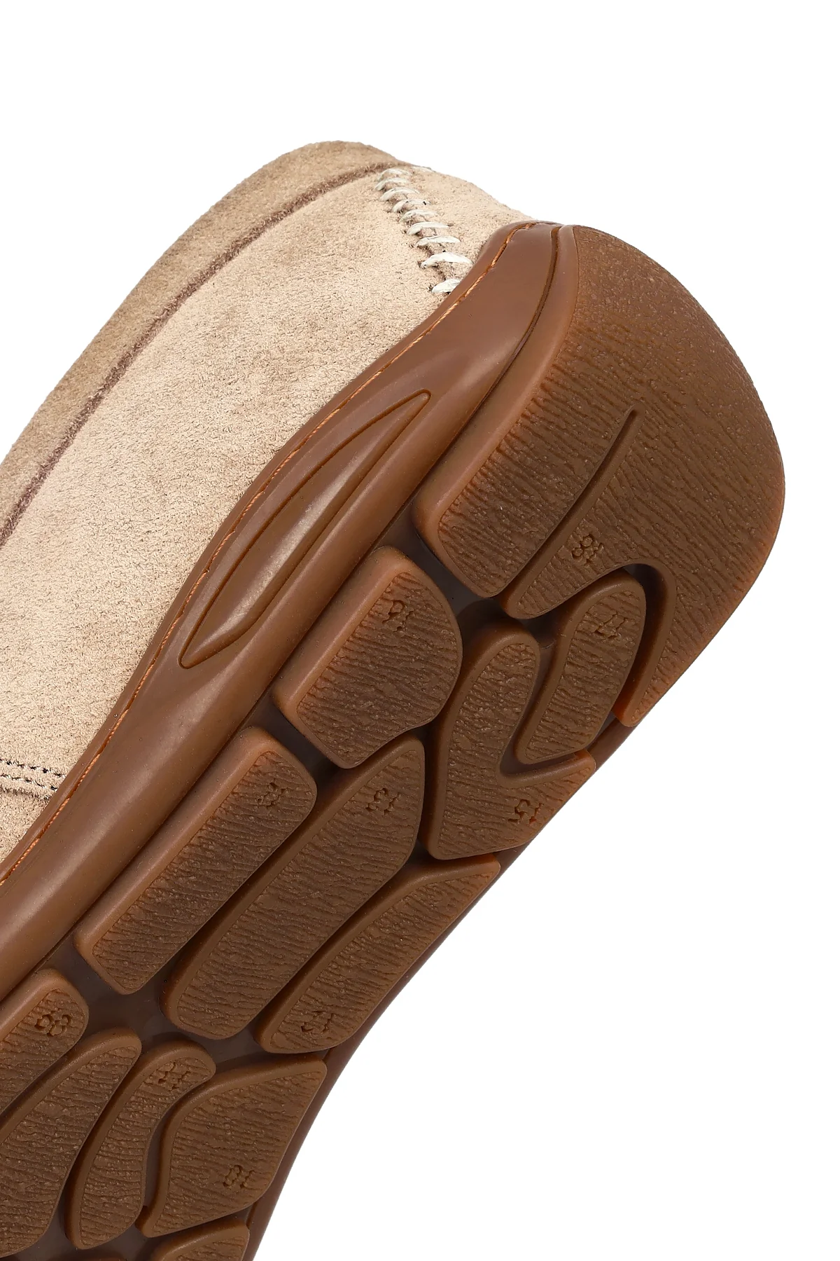 Erkek Vizon Süet Deri Casual Loafer - Image 8