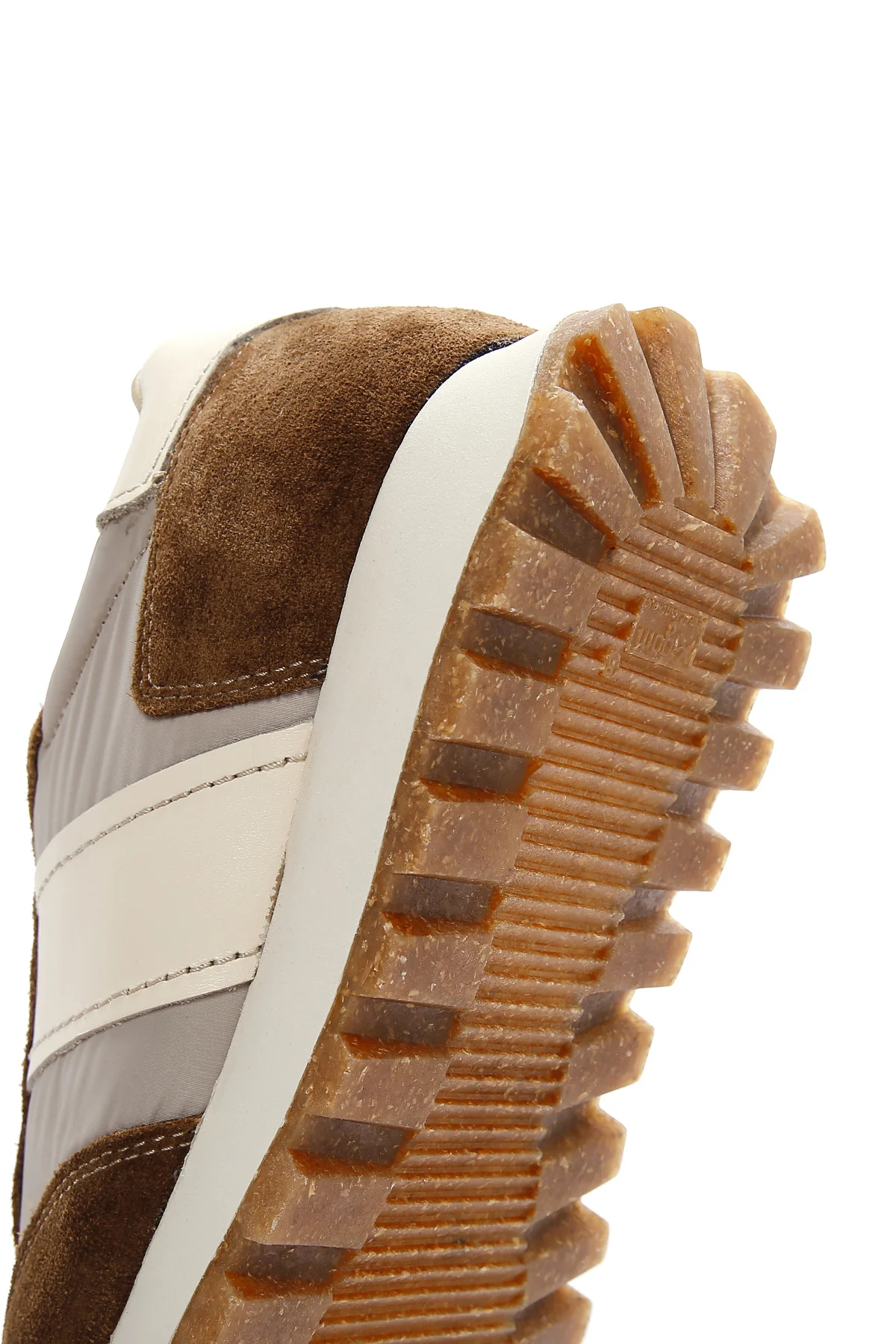 Erkek Vizon Süet Deri Detaylı Sneaker - Image 8