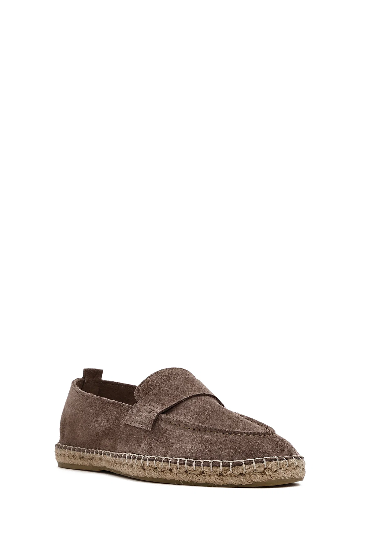 Erkek Vizon Süet Deri Espadril - Image 7