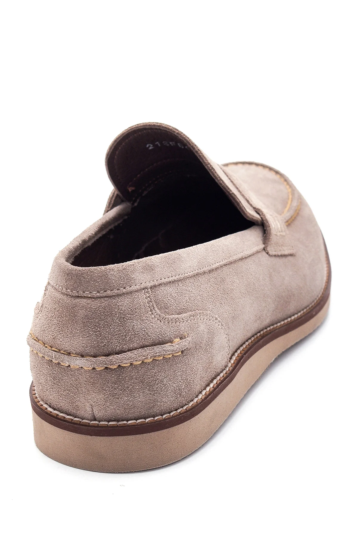 Erkek Vizon Süet Deri Loafer - Image 5