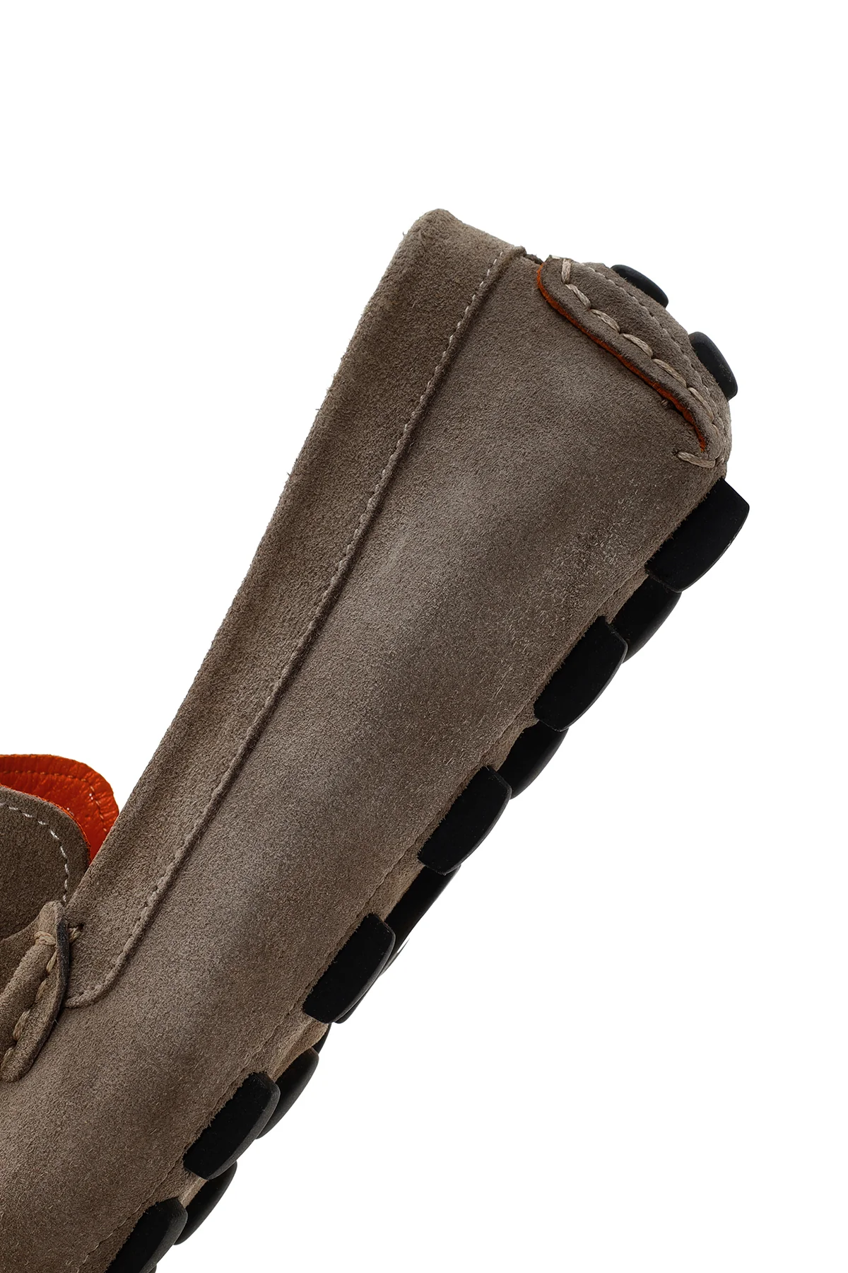 Erkek Vizon Süet Deri Loafer - Image 7