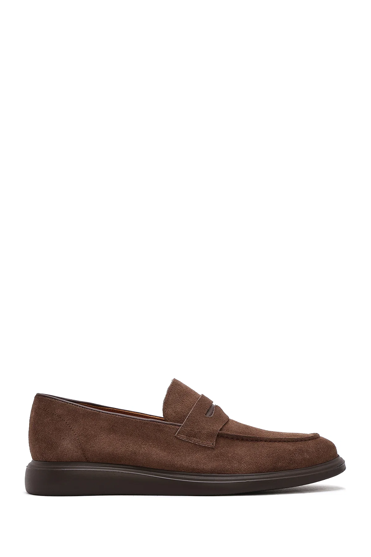 Erkek Vizon Süet Deri Loafer