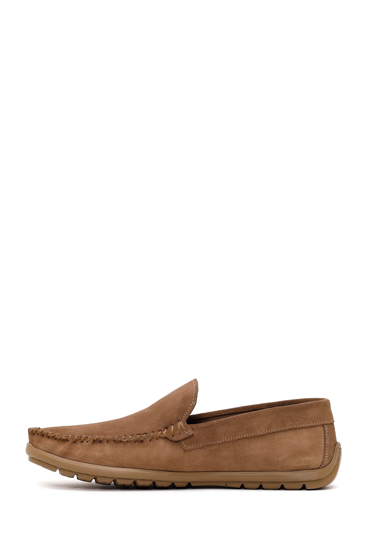 Erkek Vizon Süet Deri Loafer - Image 3