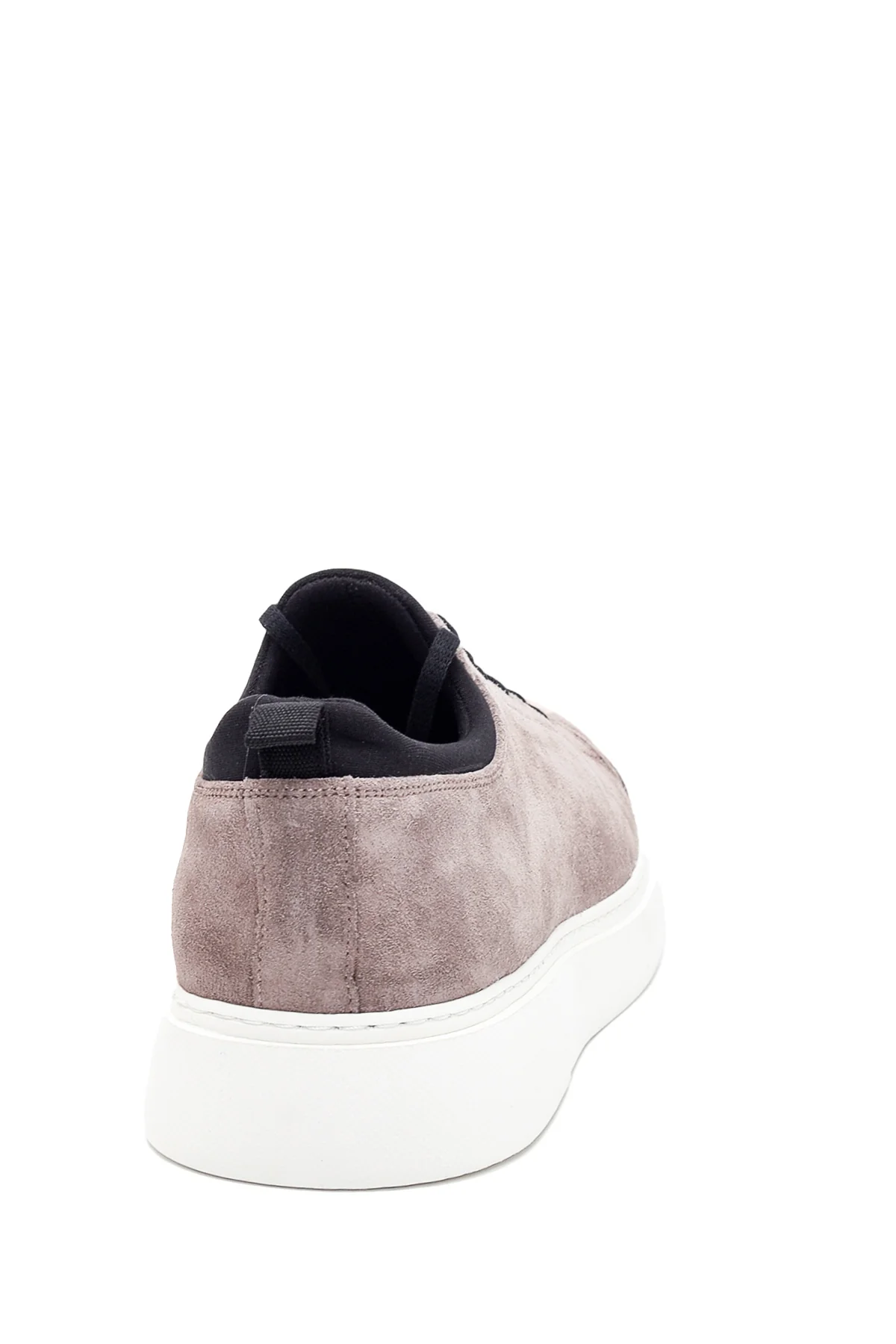 Erkek Vizon Süet Deri Sneaker - Image 5