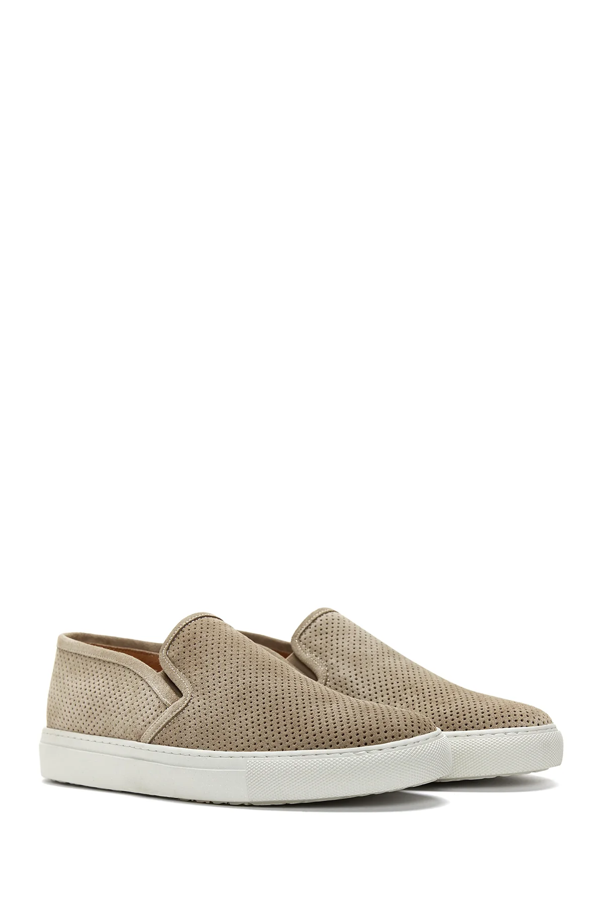 Erkek Vizon Süet Deri Spor Loafer - Image 3