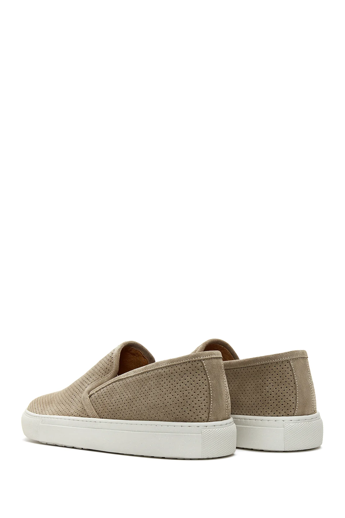 Erkek Vizon Süet Deri Spor Loafer - Image 5