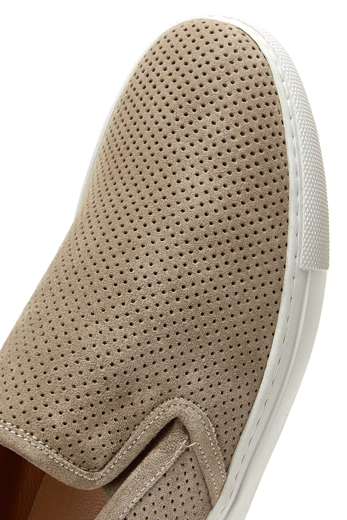 Erkek Vizon Süet Deri Spor Loafer - Image 8