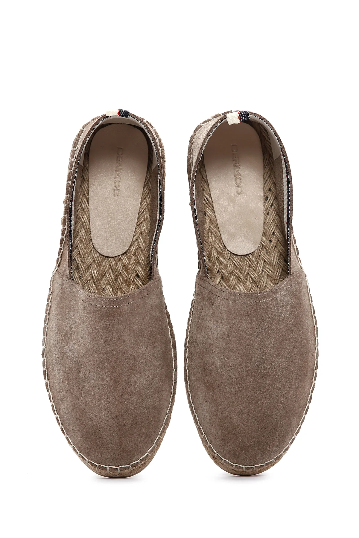 Erkek Vizon Süet Espadril - Image 6