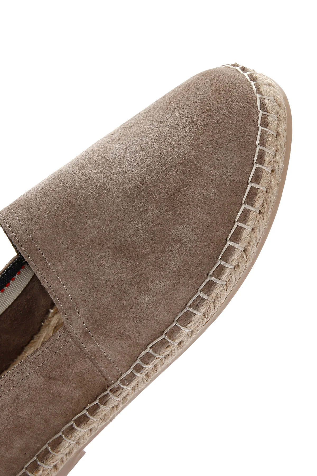 Erkek Vizon Süet Espadril - Image 9