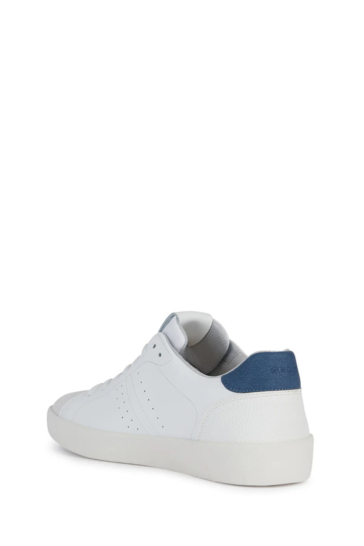 Geox Erkek Beyaz Bağcıklı Deri Sneaker - Image 3