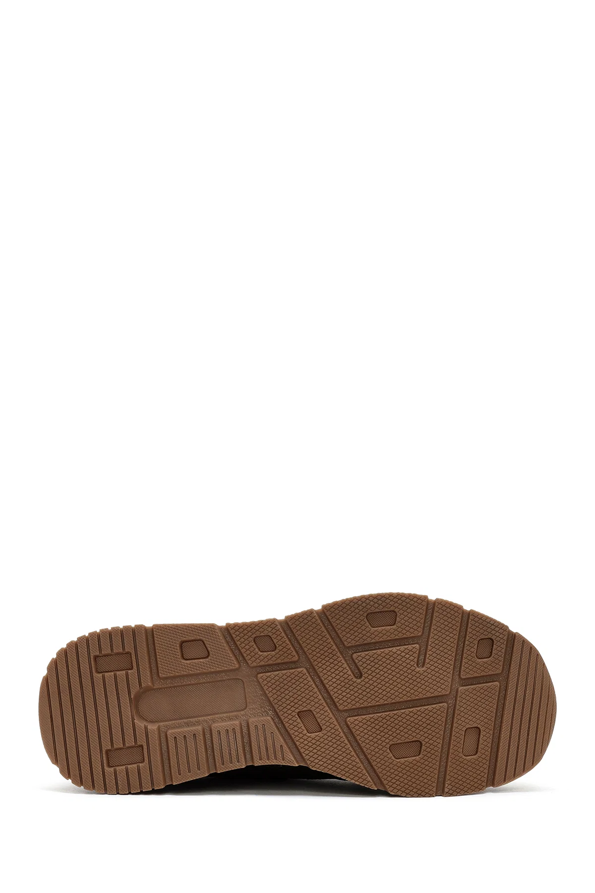 Erkek Yeşil Bağcıklı Deri Casual Sneaker - Image 4