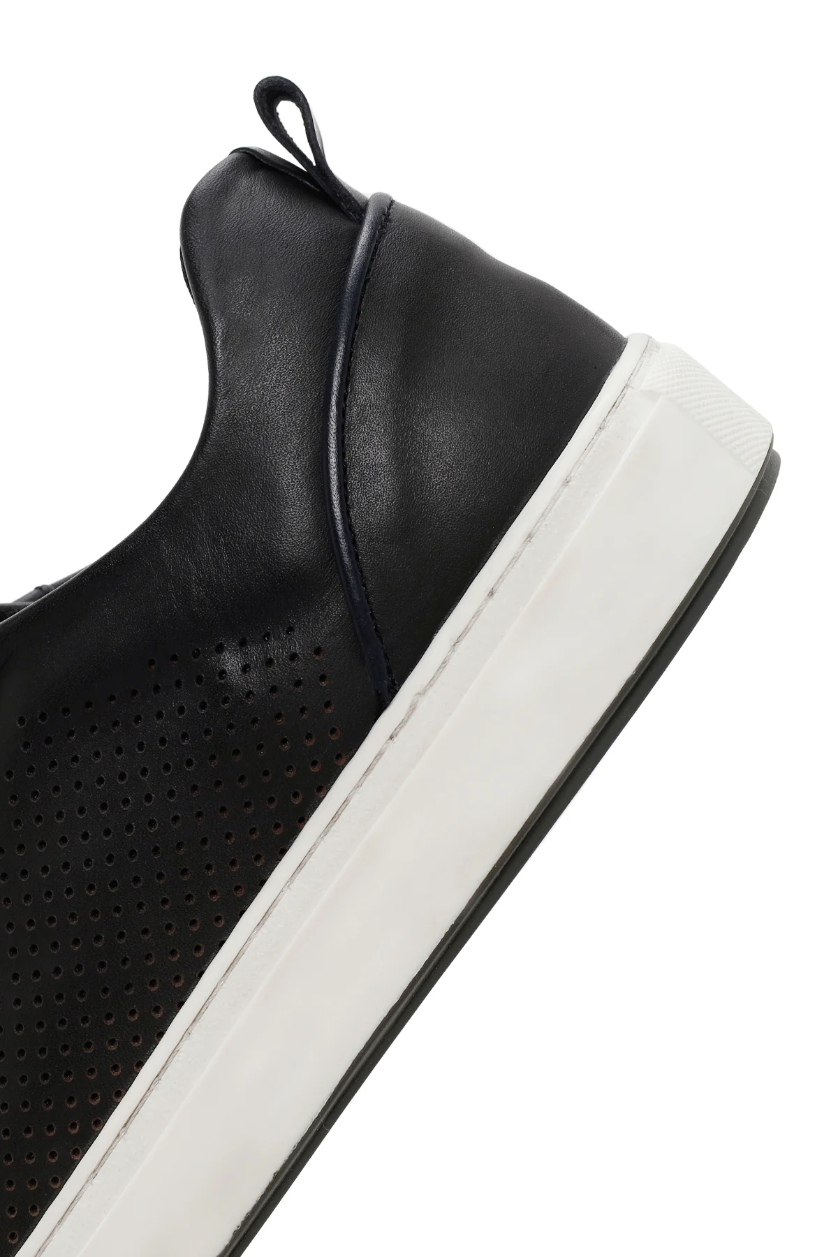 Erkek Yeşil Bağcıklı Deri Sneaker - Image 7