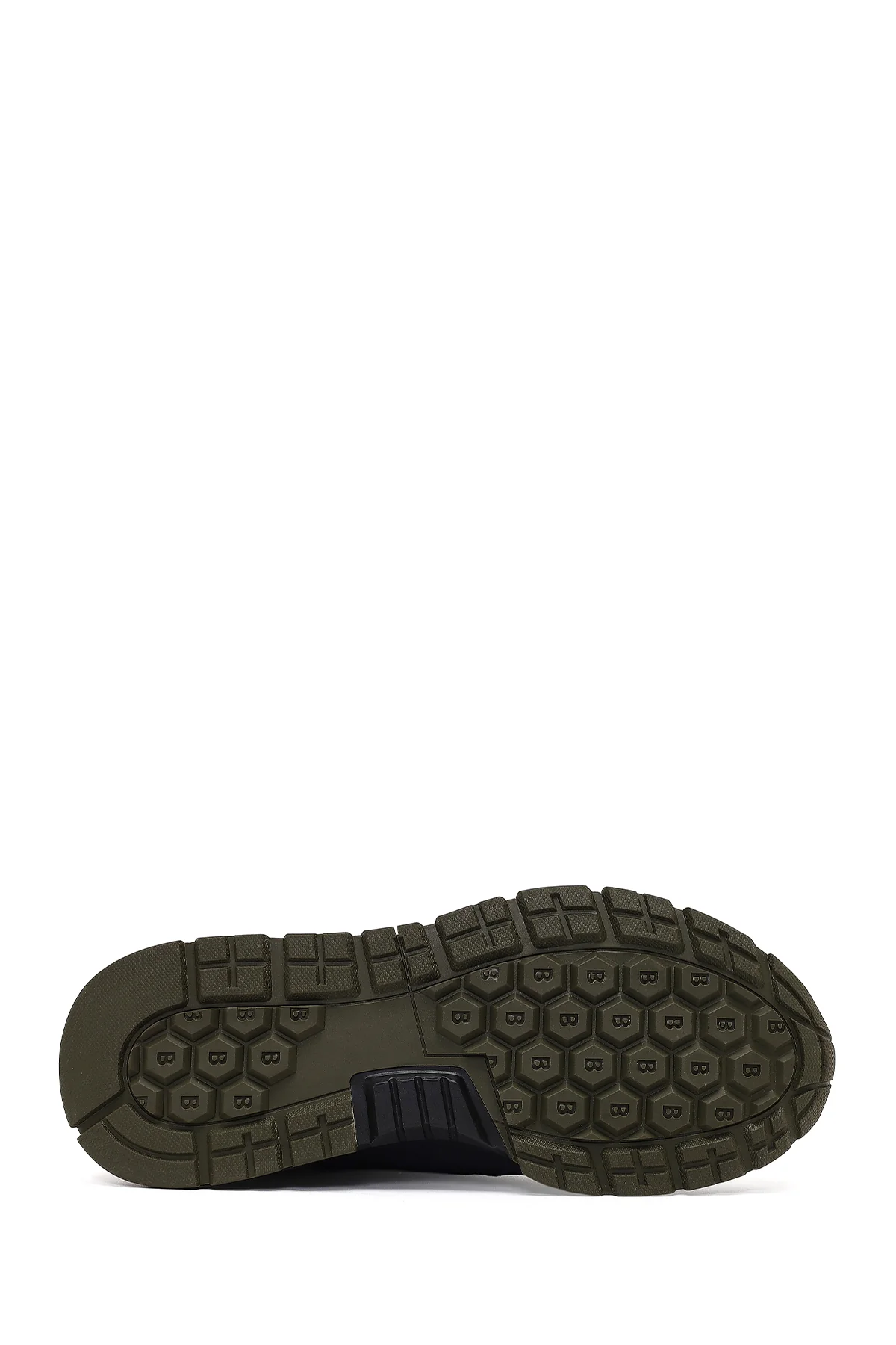 Erkek Yeşil Bağcıklı Deri Sneaker - Image 4