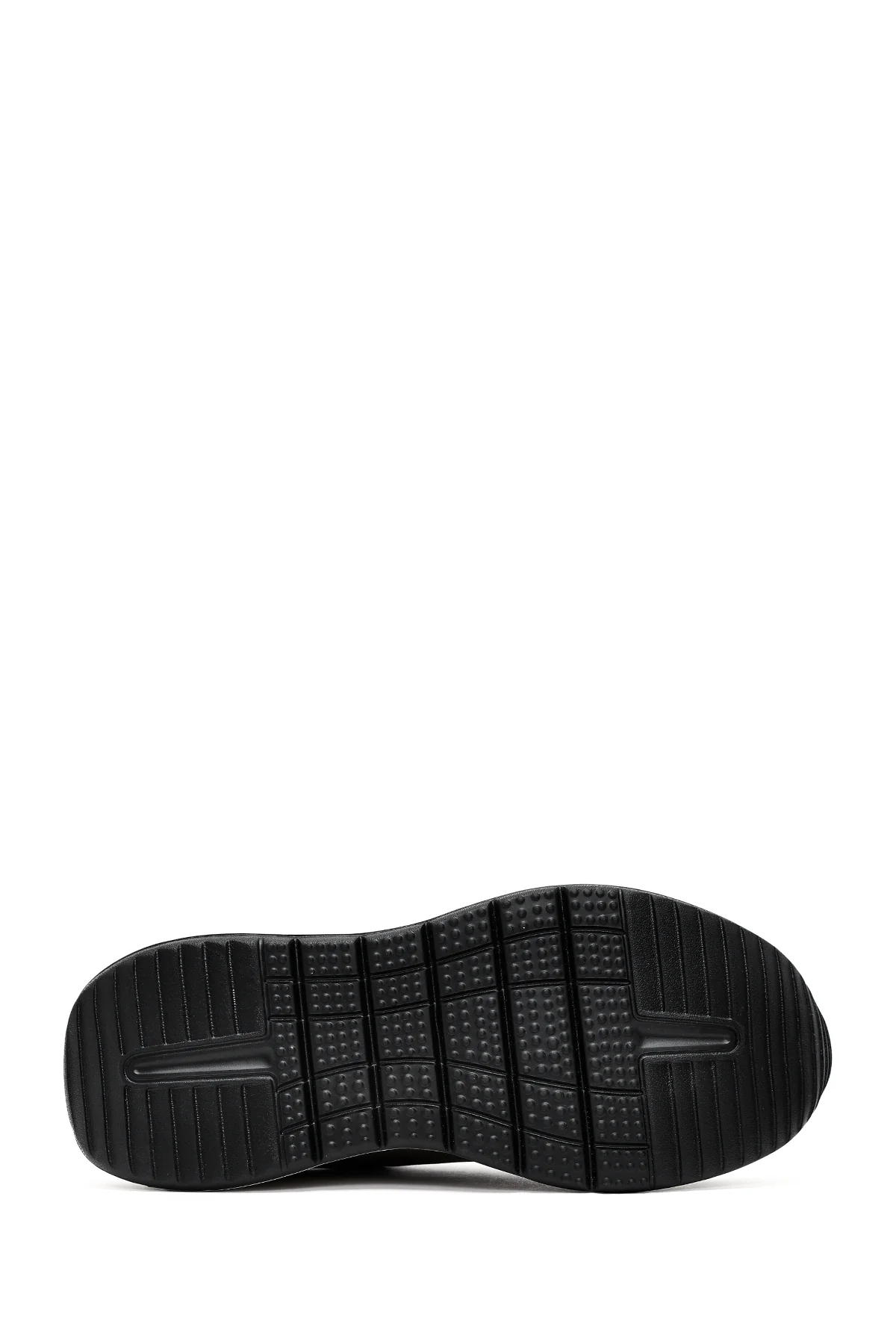 Erkek Yeşil Bağcıklı Kalın Tabanlı Nubuk Deri Sneaker - Image 4
