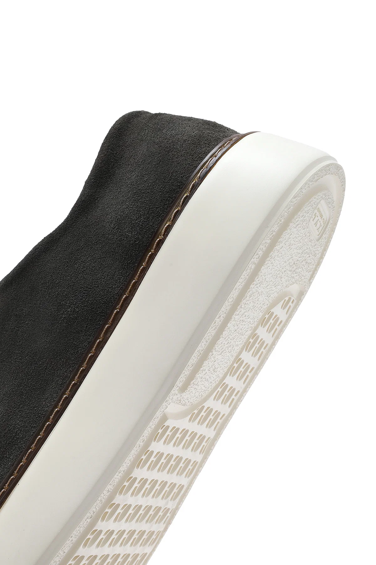 Erkek Yeşil Bağcıklı Kalın Tabanlı Süet Deri Sneaker - Image 10