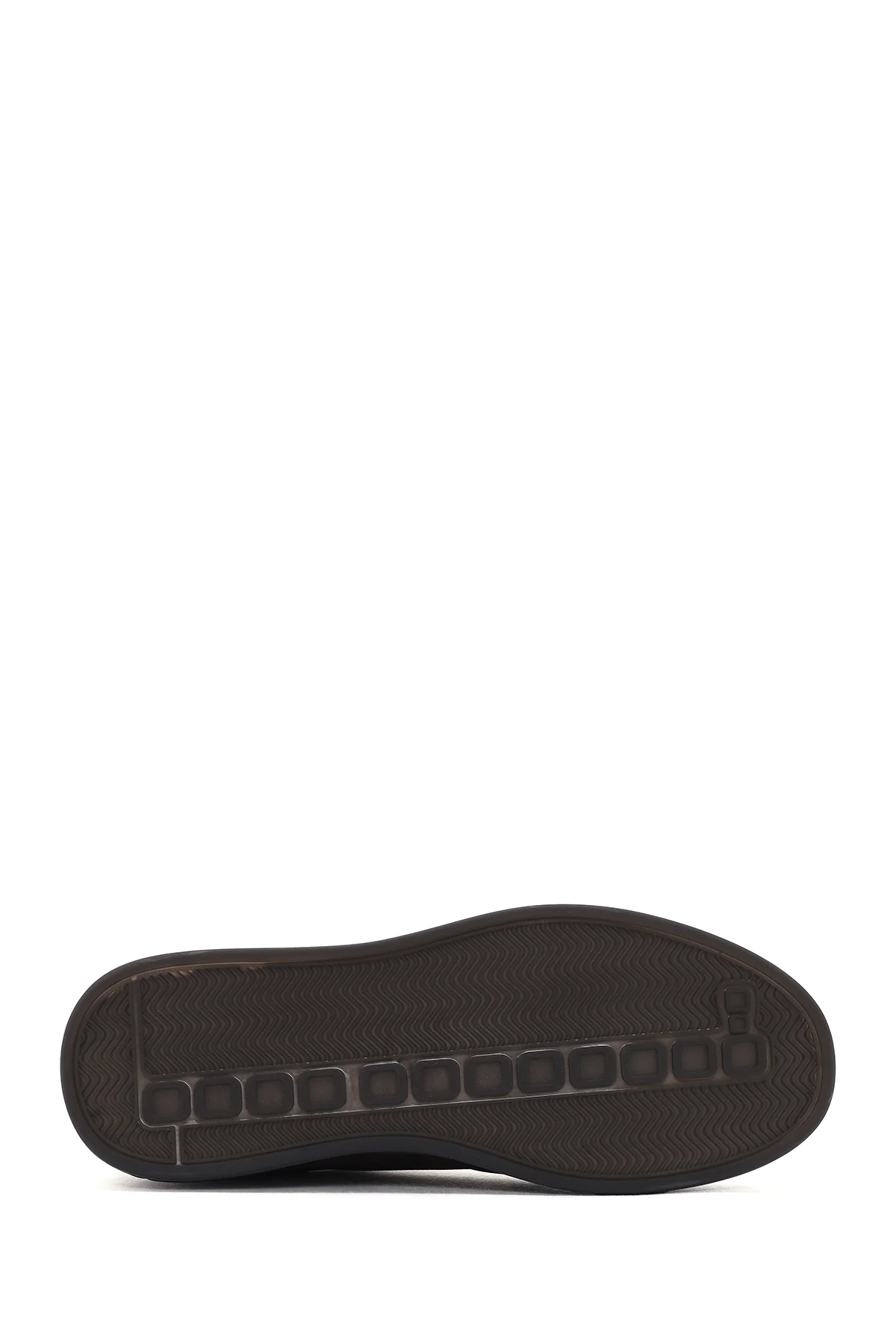 Erkek Yeşil Bağcıklı Nubuk Deri Sneaker - Image 4