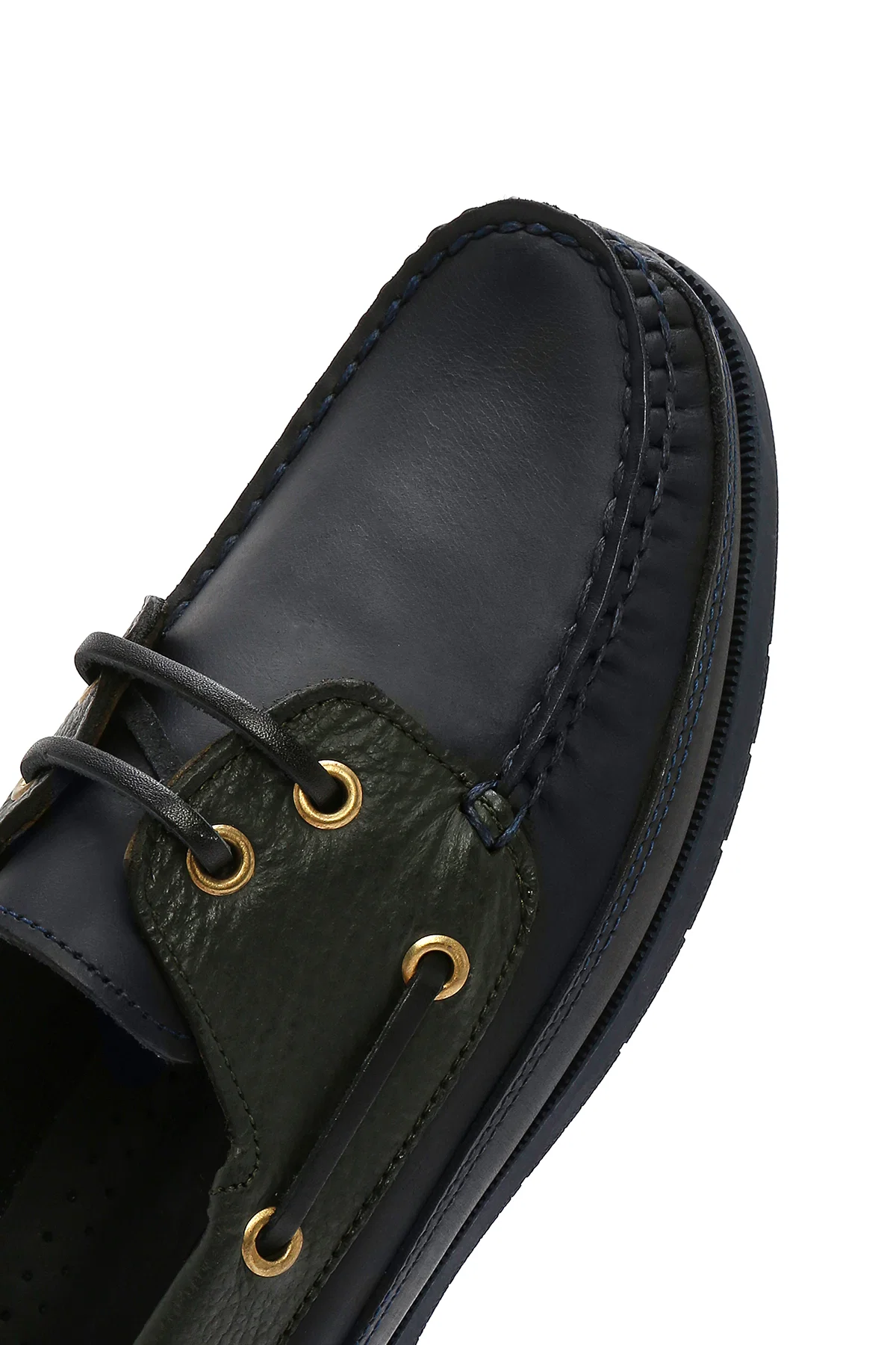 Erkek Yeşil Deri Comfort Casual Ayakkabı - Image 8