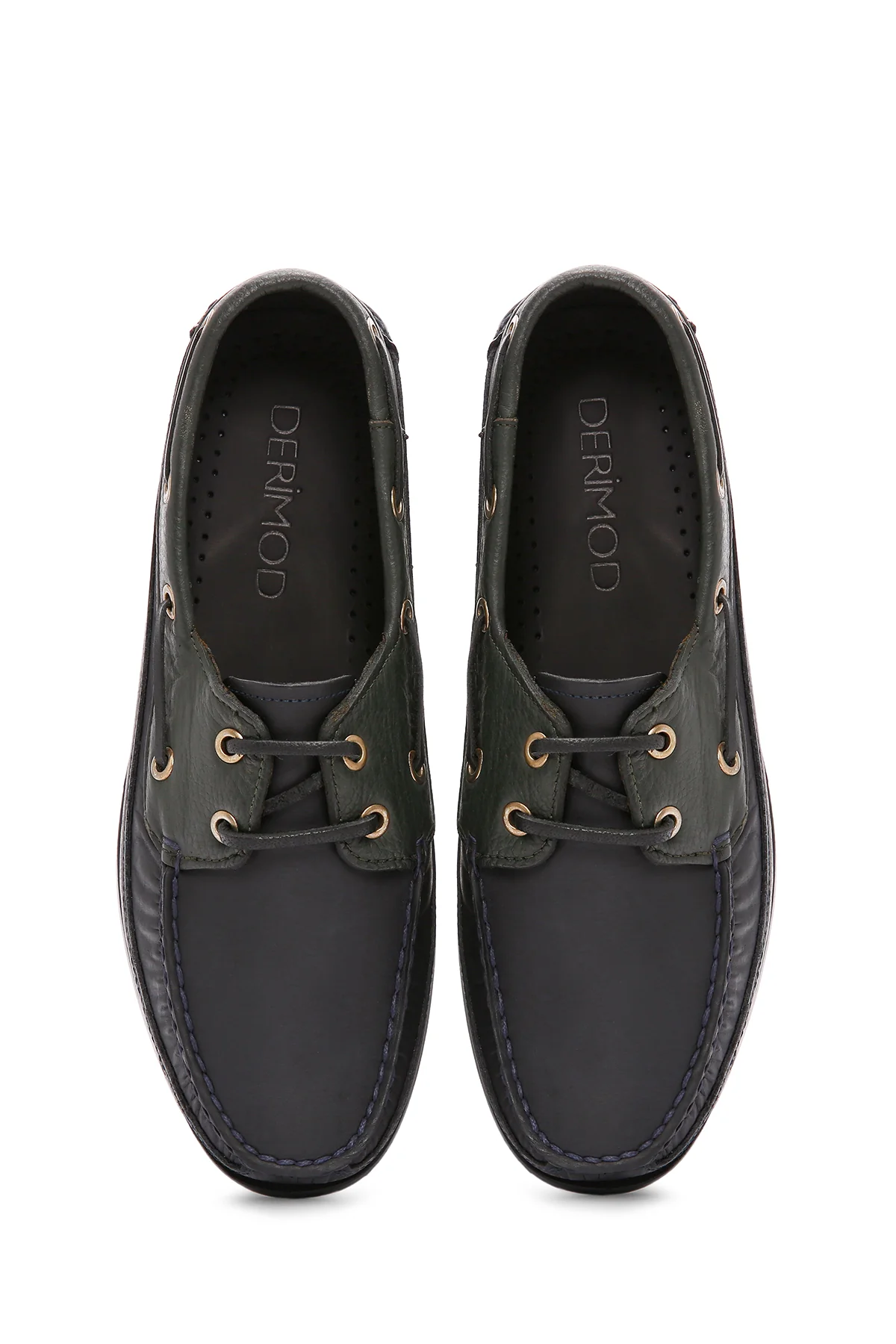 Erkek Yeşil Deri Comfort Loafer - Image 7