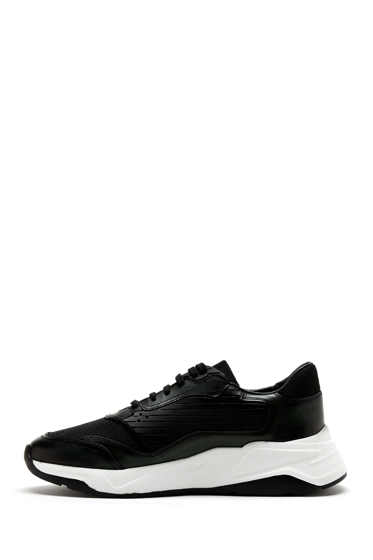 Erkek Yeşil Deri Sneaker - Image 2