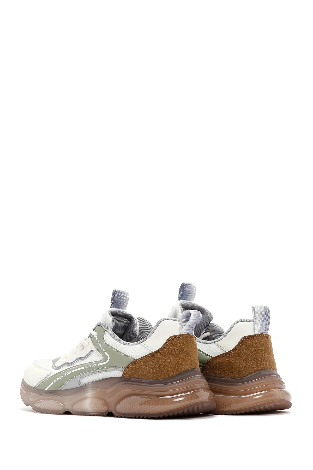 Erkek Yeşil Kalın Tabanlı Sneaker - Image 5