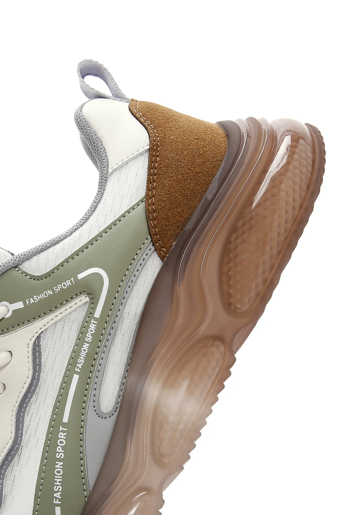 Erkek Yeşil Kalın Tabanlı Sneaker - Image 7