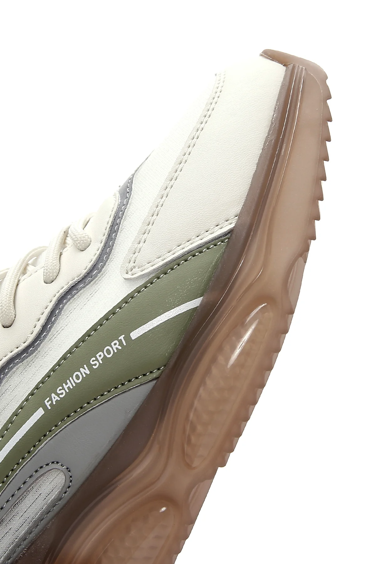 Erkek Yeşil Kalın Tabanlı Sneaker - Image 9