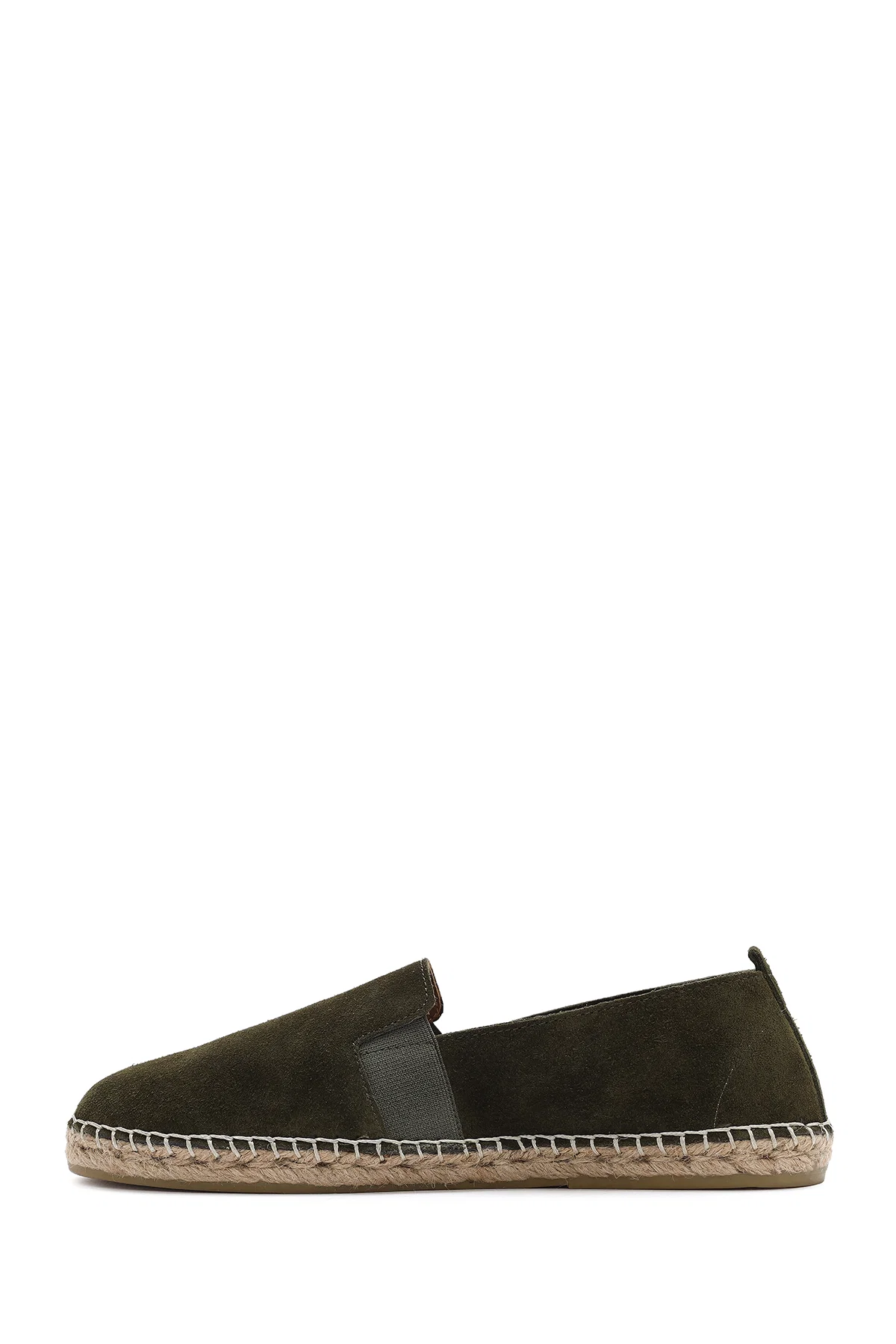 Erkek Yeşil Süet Deri Espadril - Image 2