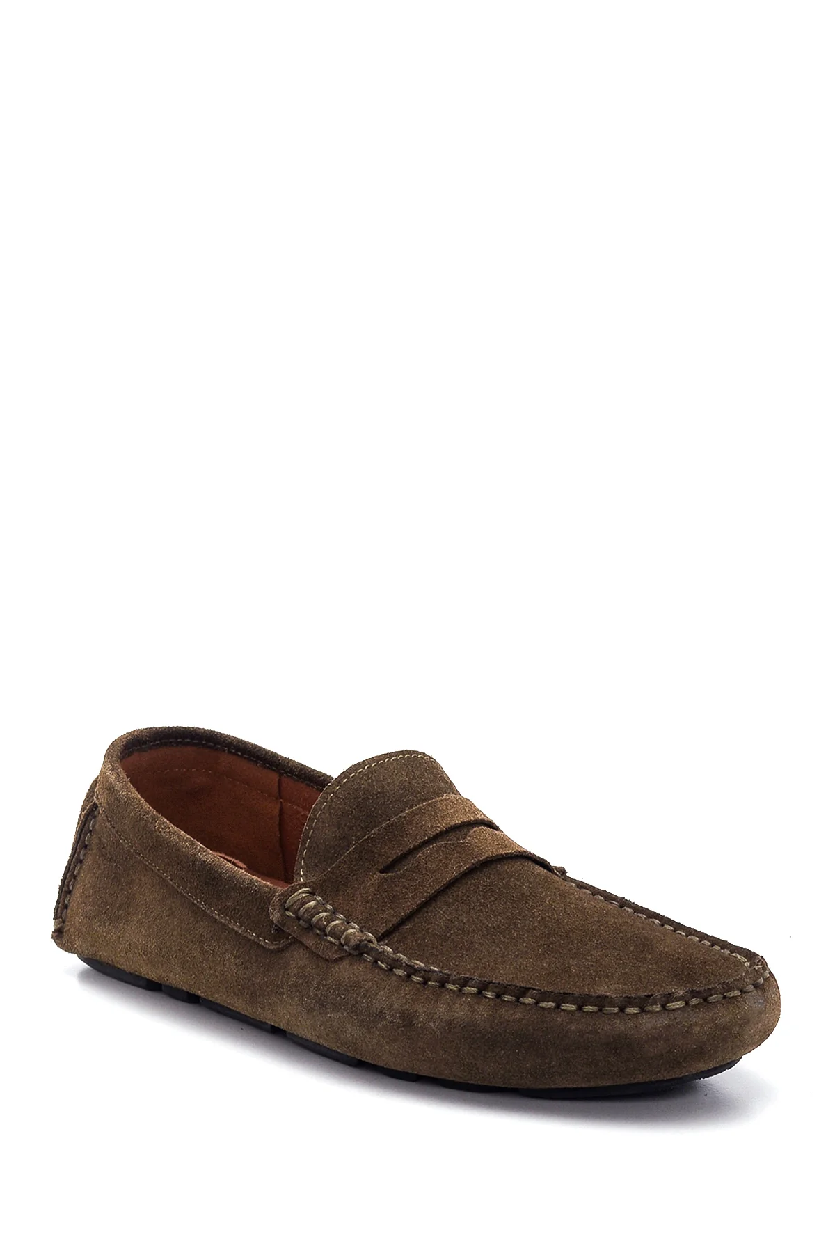 Erkek Yeşil Süet Deri Loafer - Image 3