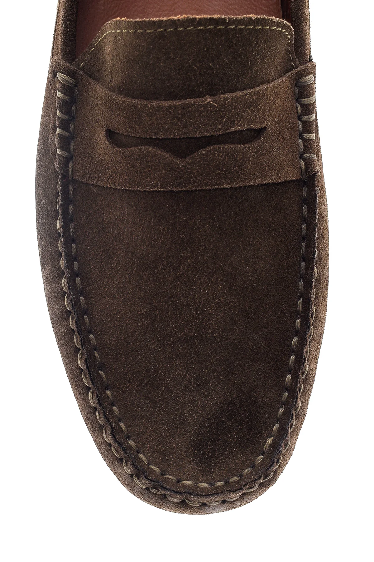 Erkek Yeşil Süet Deri Loafer - Image 6