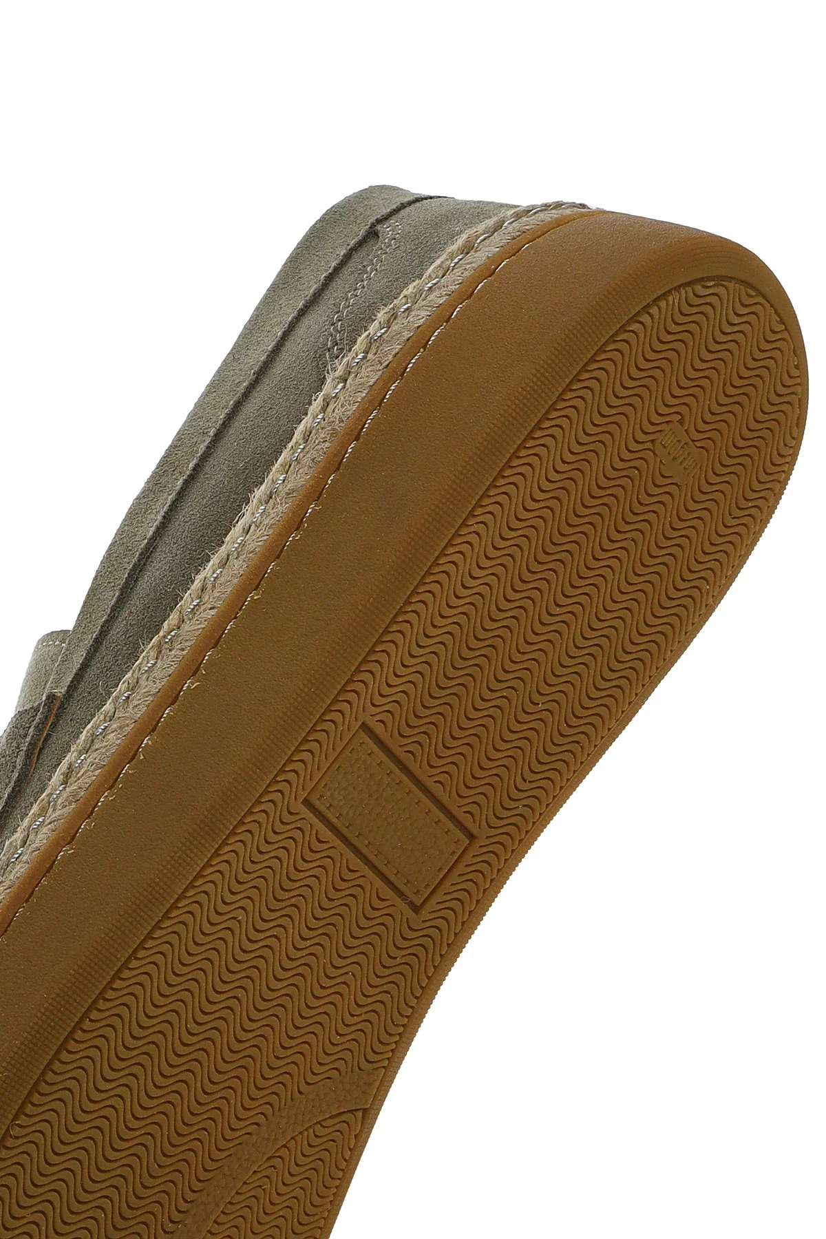 Erkek Yeşil Süet Deri Loafer - Image 9